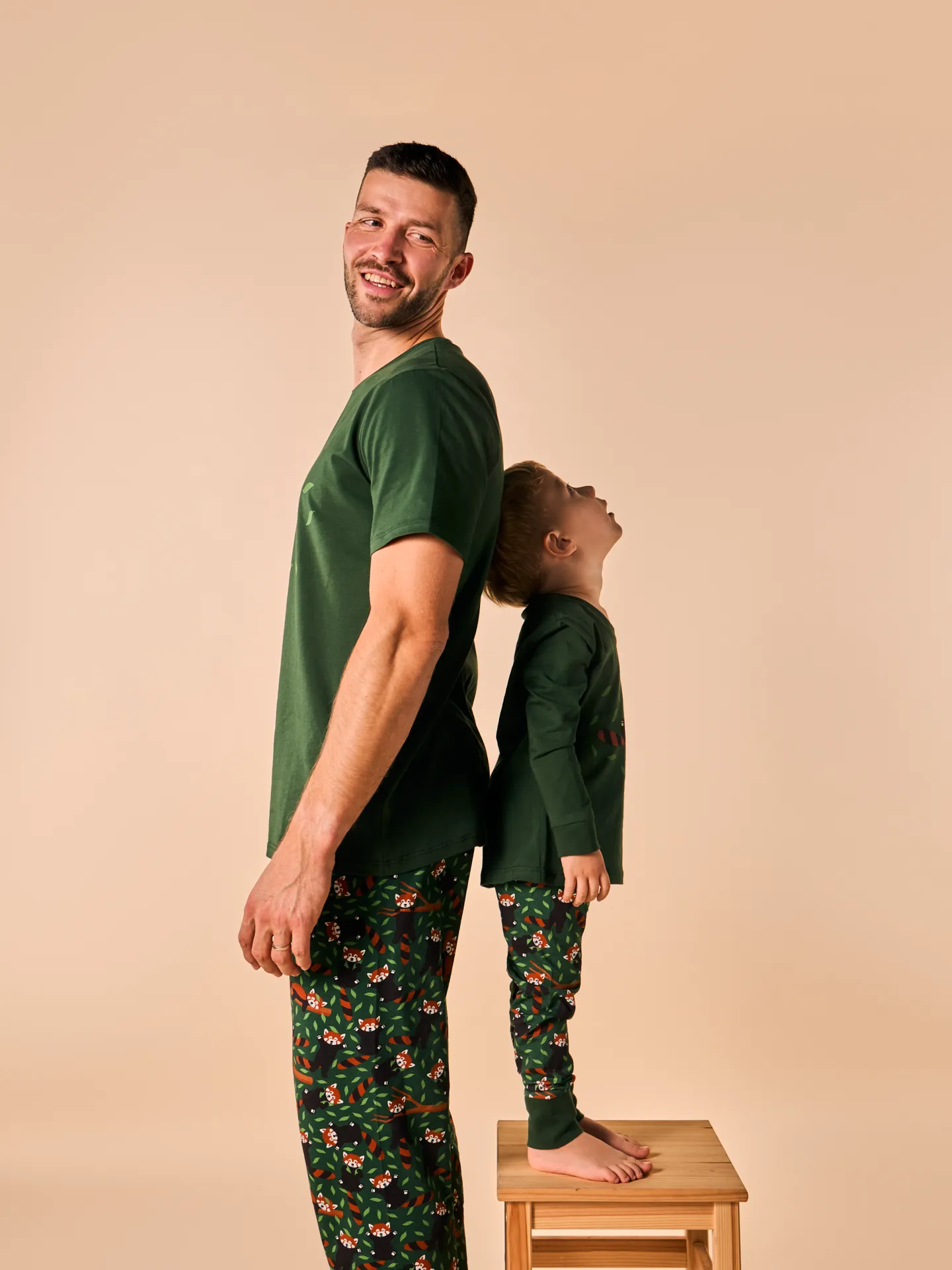 Lustiger Pyjama für Männer Roter Panda - Image 6