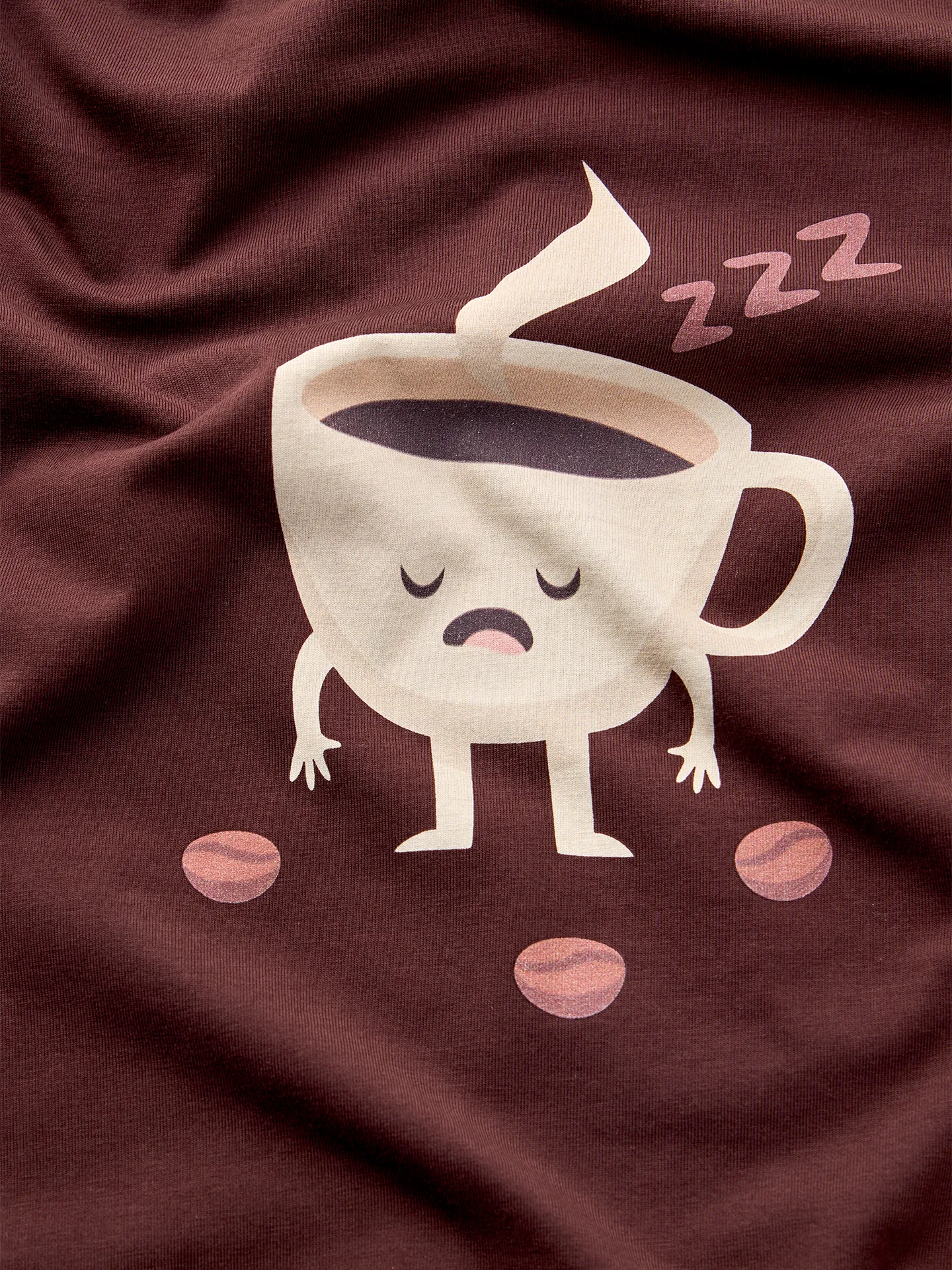 Lustiger Pyjama für Männer Schläfriger Kaffee - Image 2
