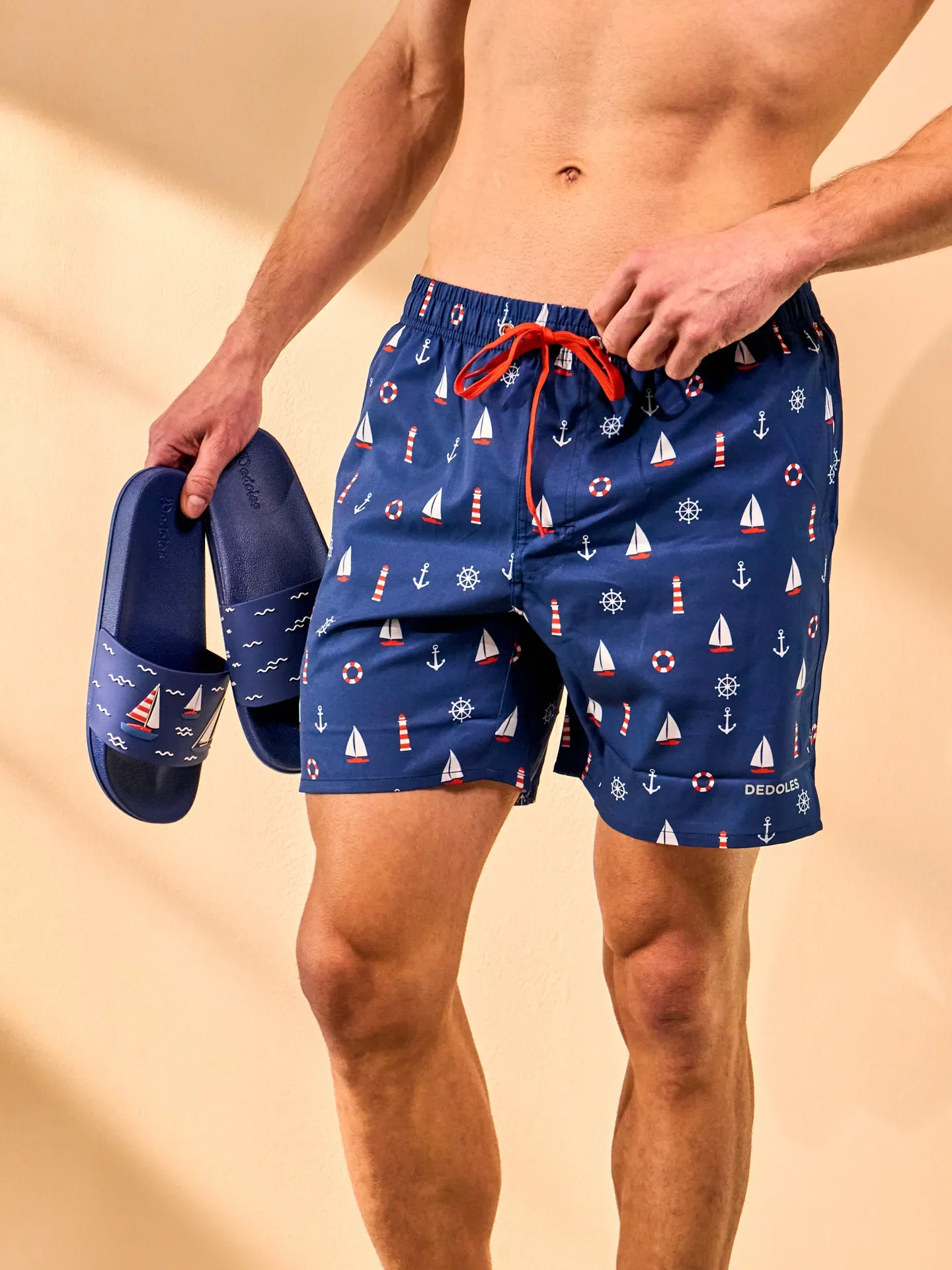 Lustige Badeshorts für Männer Kapitän zur See - Image 2