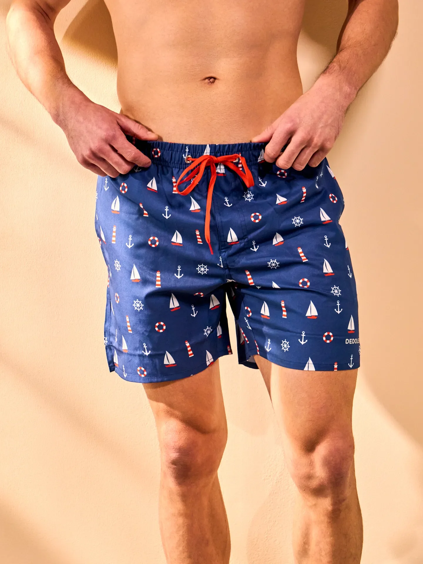 Lustige Badeshorts für Männer Kapitän zur See - Image 4