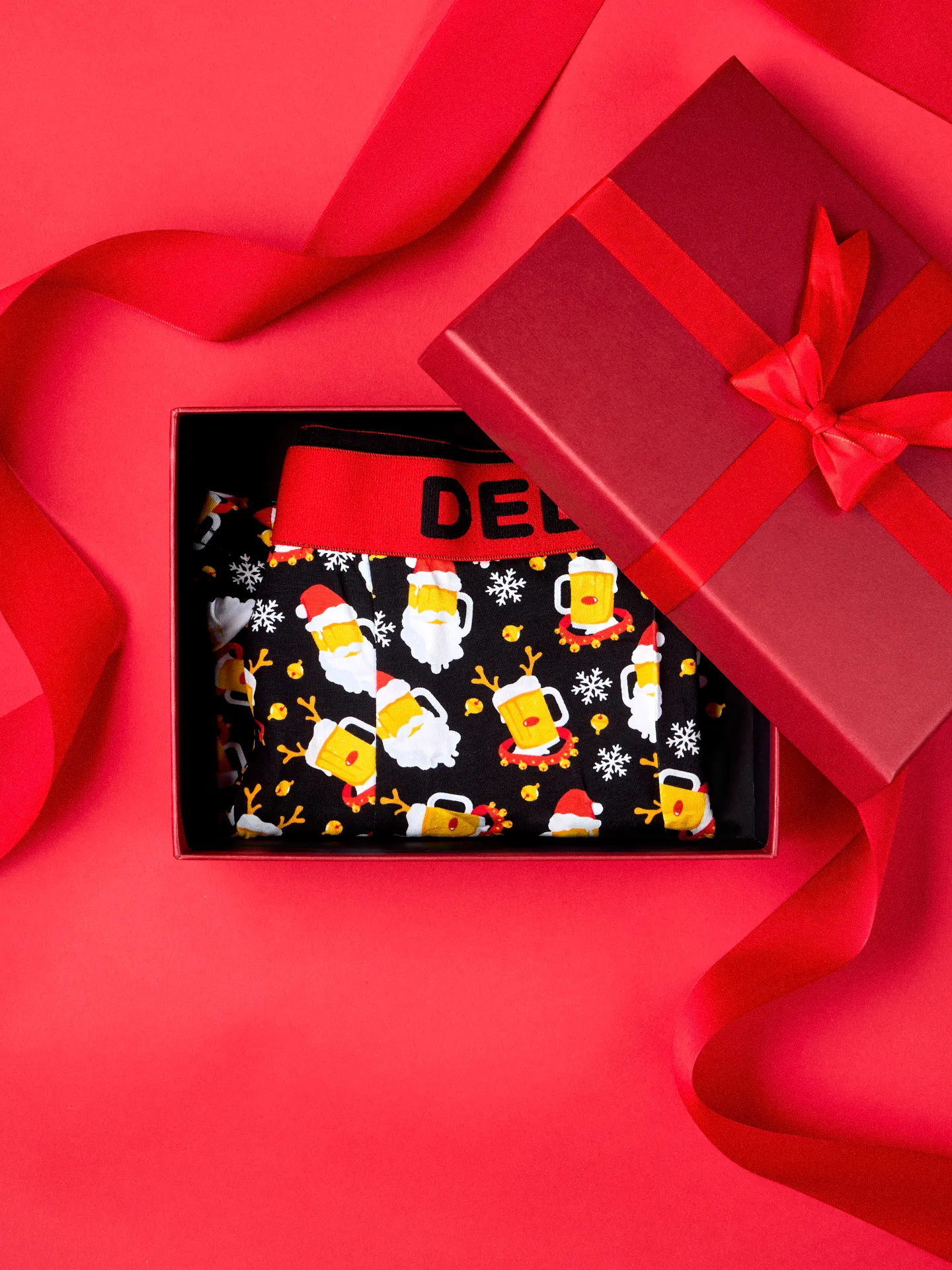 Lustige Boxershorts für Männer Bier-Weihnachtsmann - Image 6