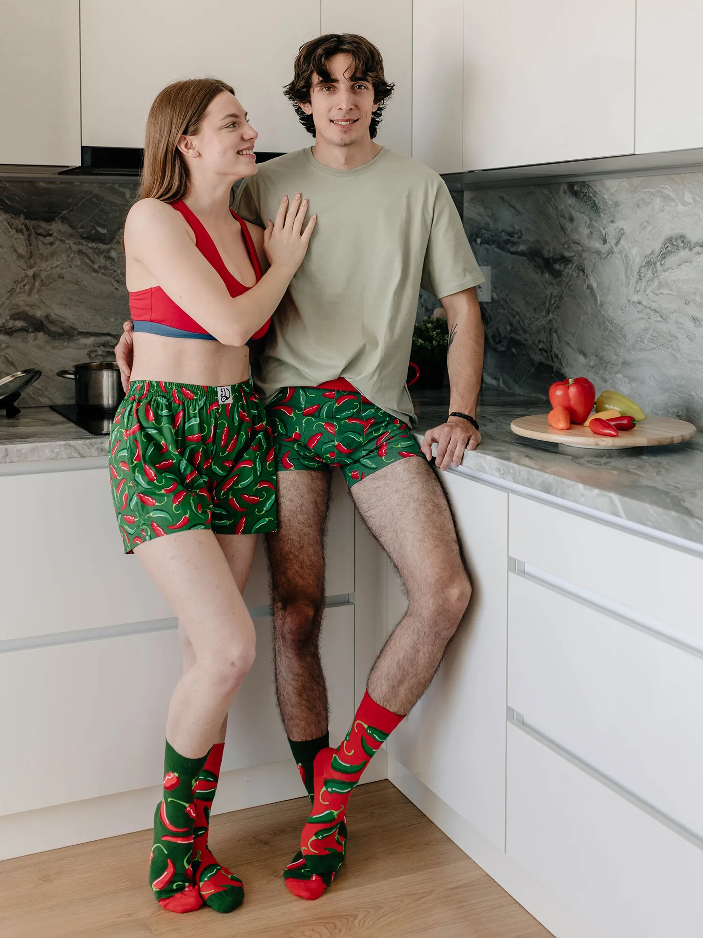 Lustige Boxershorts für Männer Chilischoten - Image 3