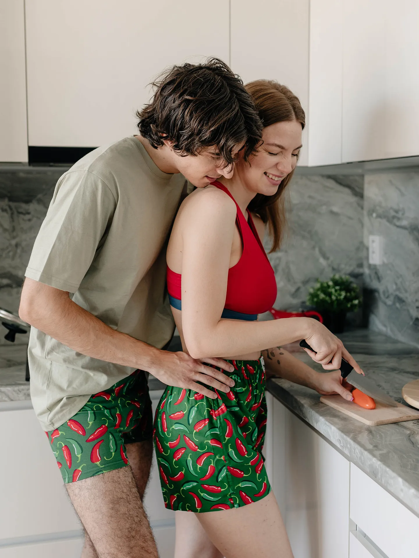 Lustige Boxershorts für Männer Chilischoten - Image 4