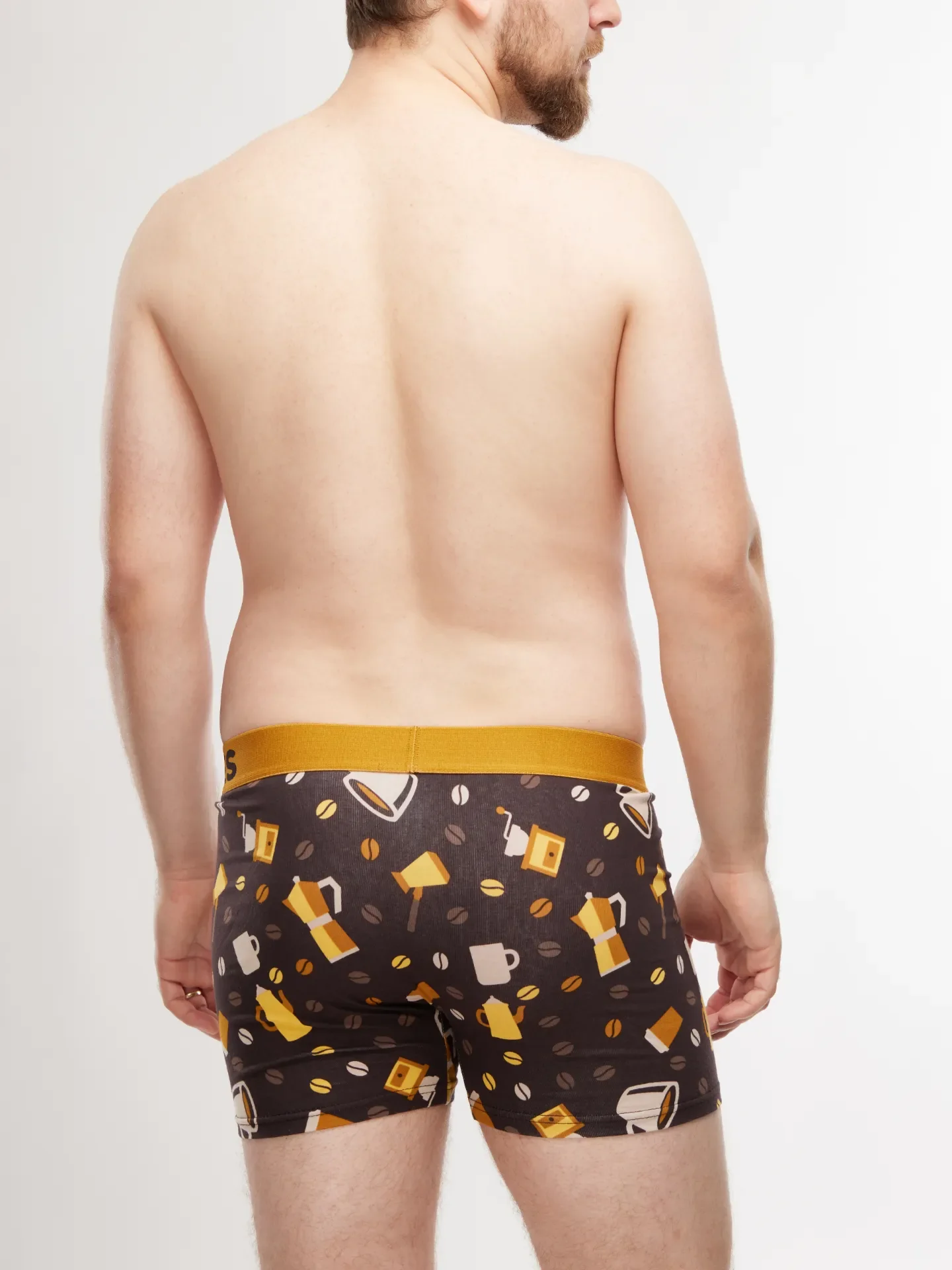Lustige Boxershorts für Männer Kaffeebohnen - Image 4