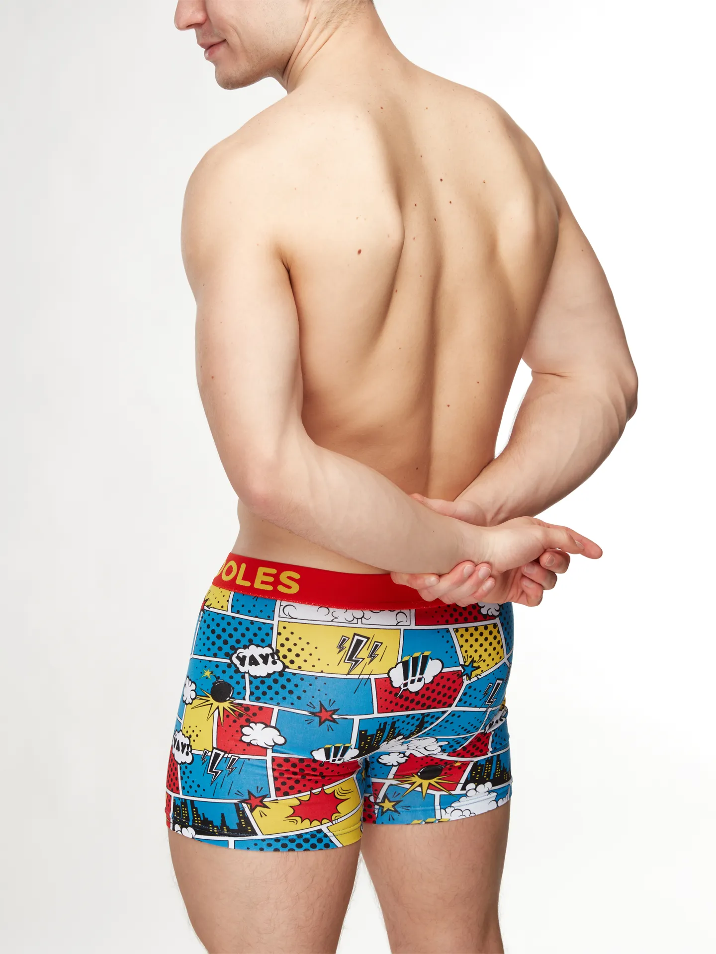 Lustige Boxershorts für Männer Bunte Comics - Image 4
