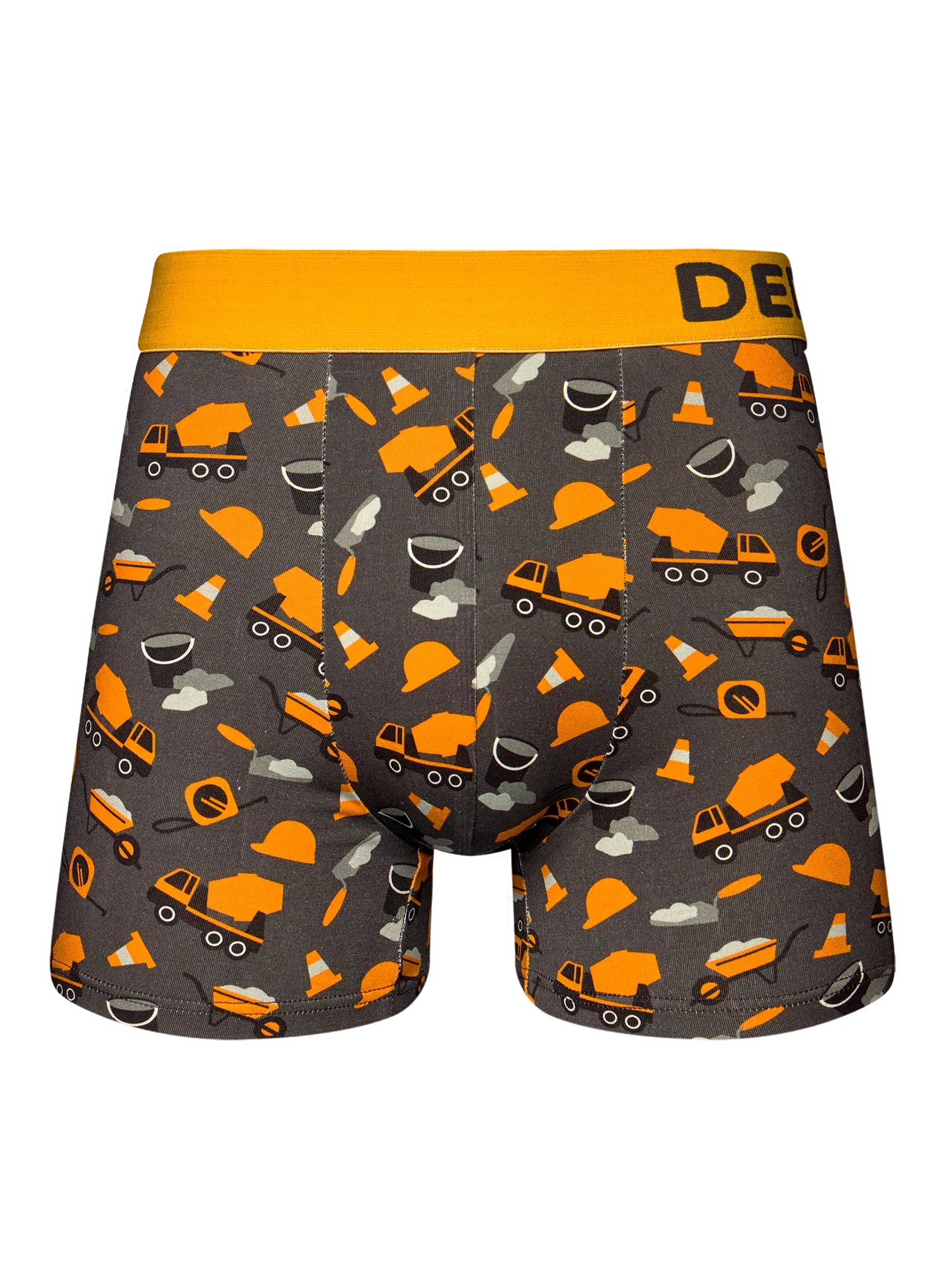 Lustige Boxershorts für Herren Bauarbeiter