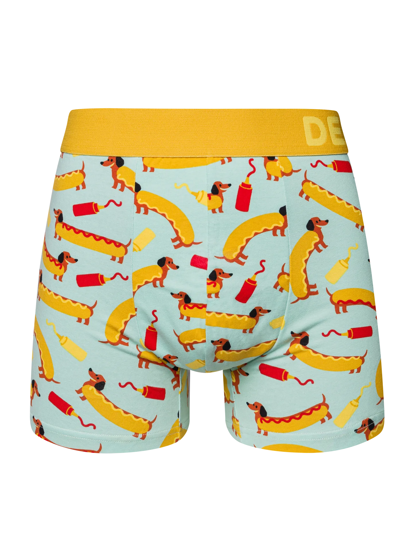 Lustige Boxershorts für Männer Hotdog