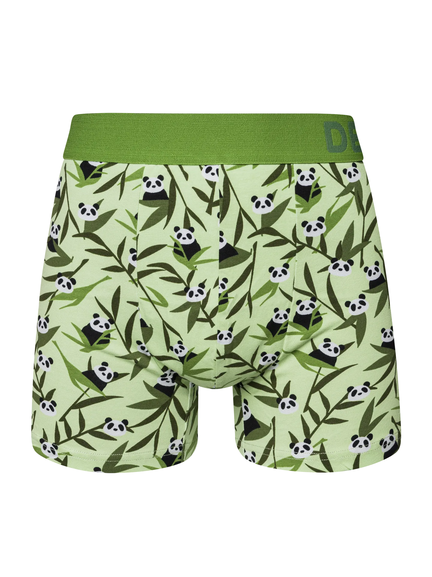 Lustige Boxershorts für Männer Pandas und Bambus