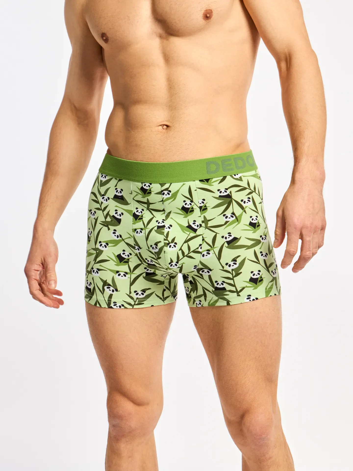Lustige Boxershorts für Männer Pandas und Bambus - Image 3