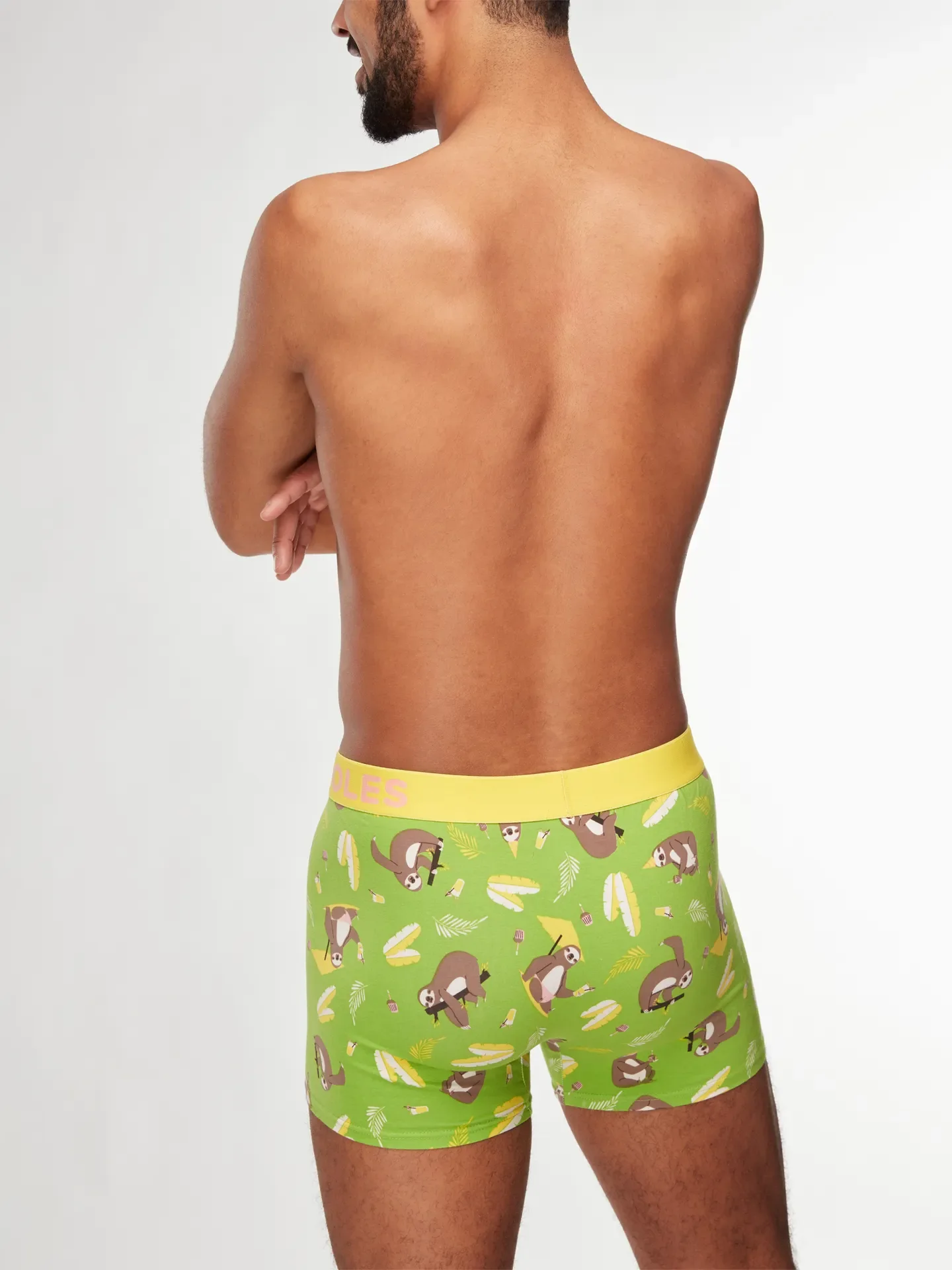 Lustige Boxershorts für Männer Party-Faultier - Image 4