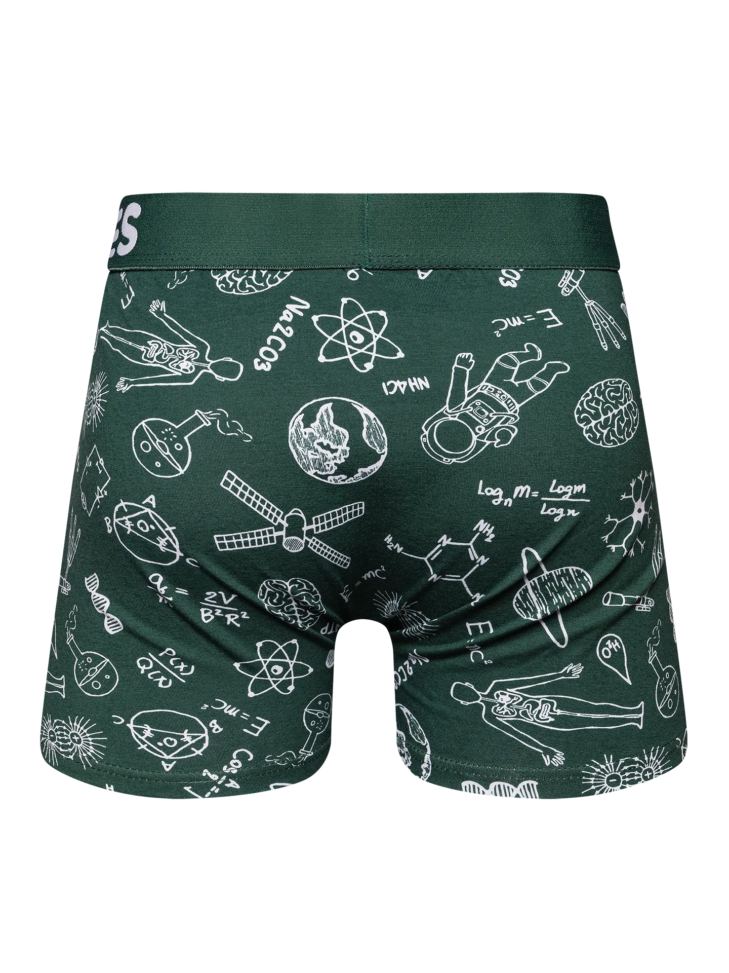 Lustige Boxershorts für Männer Doodles Physik gegen Chemie - Image 2
