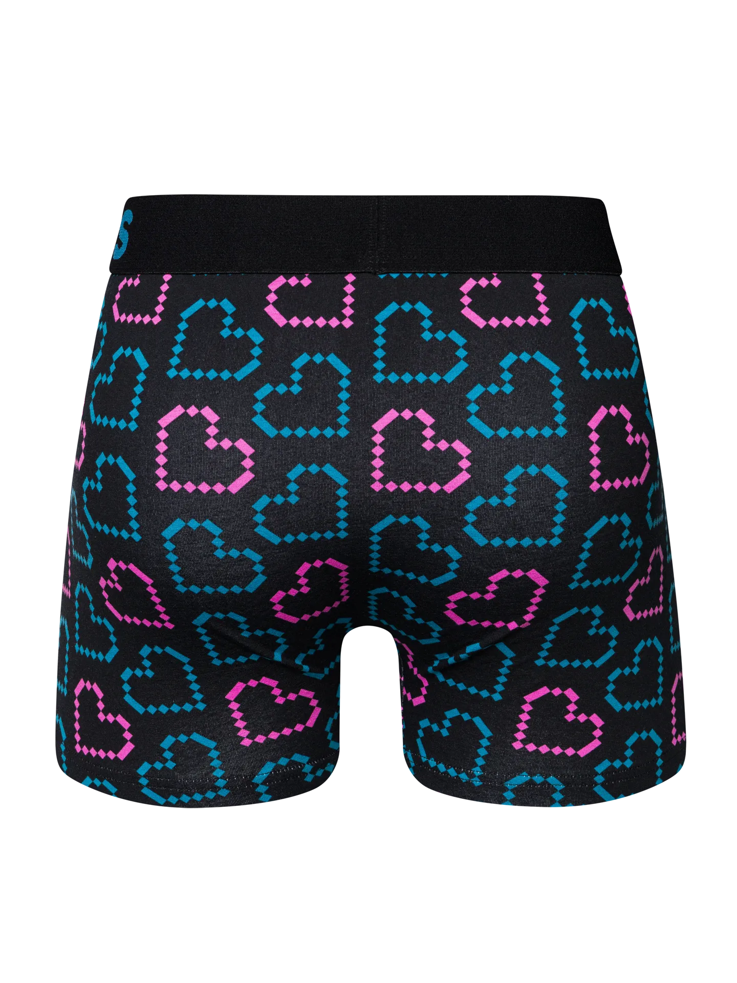 Lustige Boxershorts für Männer Pixelherzen - Image 2