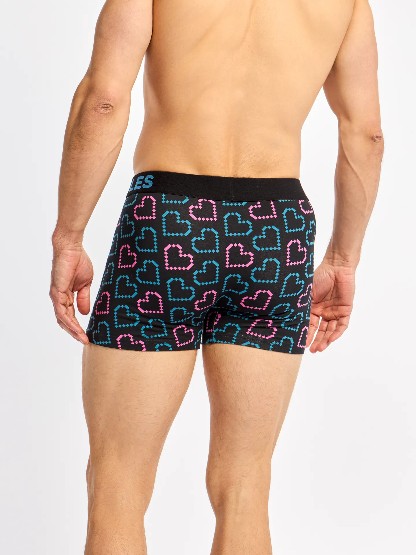 Lustige Boxershorts für Männer Pixelherzen - Image 5