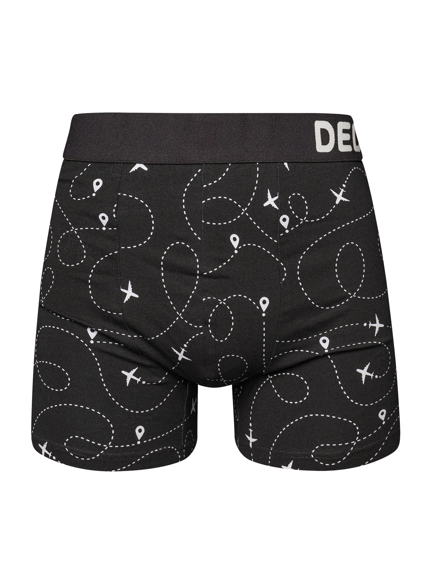 Lustige Boxershorts für Männer Flugroute