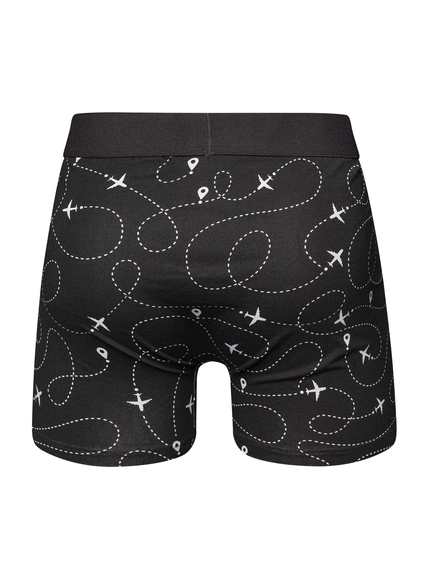 Lustige Boxershorts für Männer Flugroute - Image 2