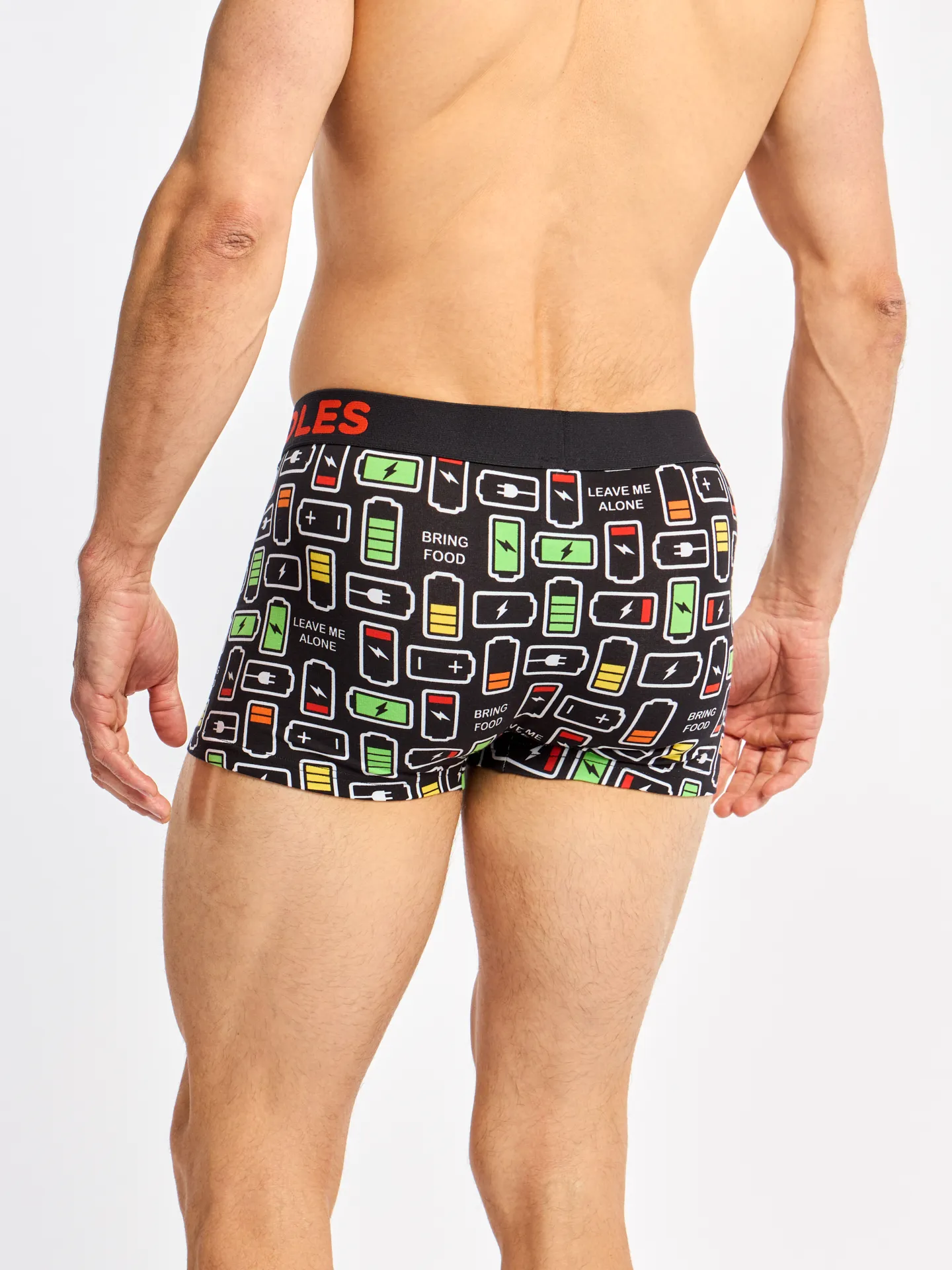Gekürzte Boxershorts für Männer Soziales Aufladen - Image 4