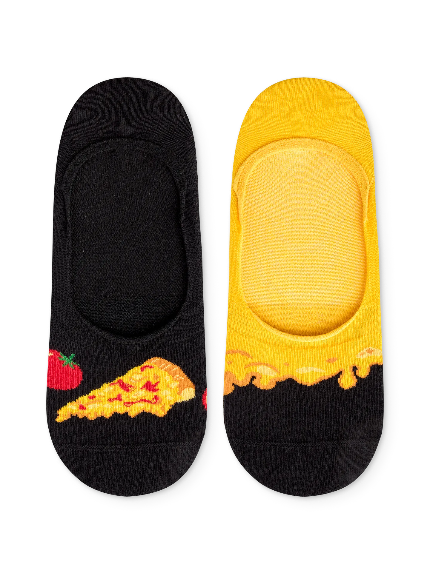 Lustige No-Show-Socken Käsepizza