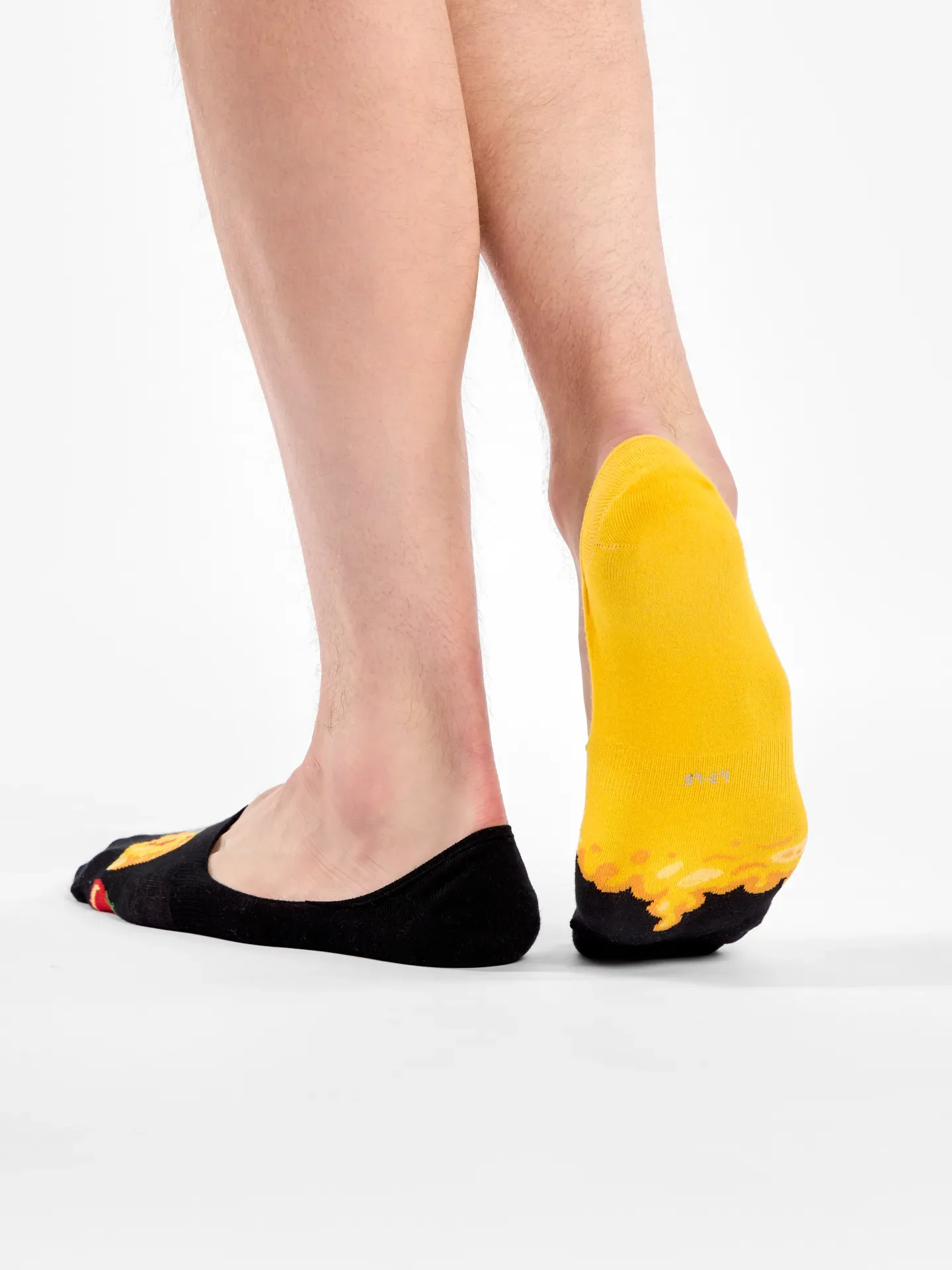 Lustige No-Show-Socken Käsepizza - Image 3
