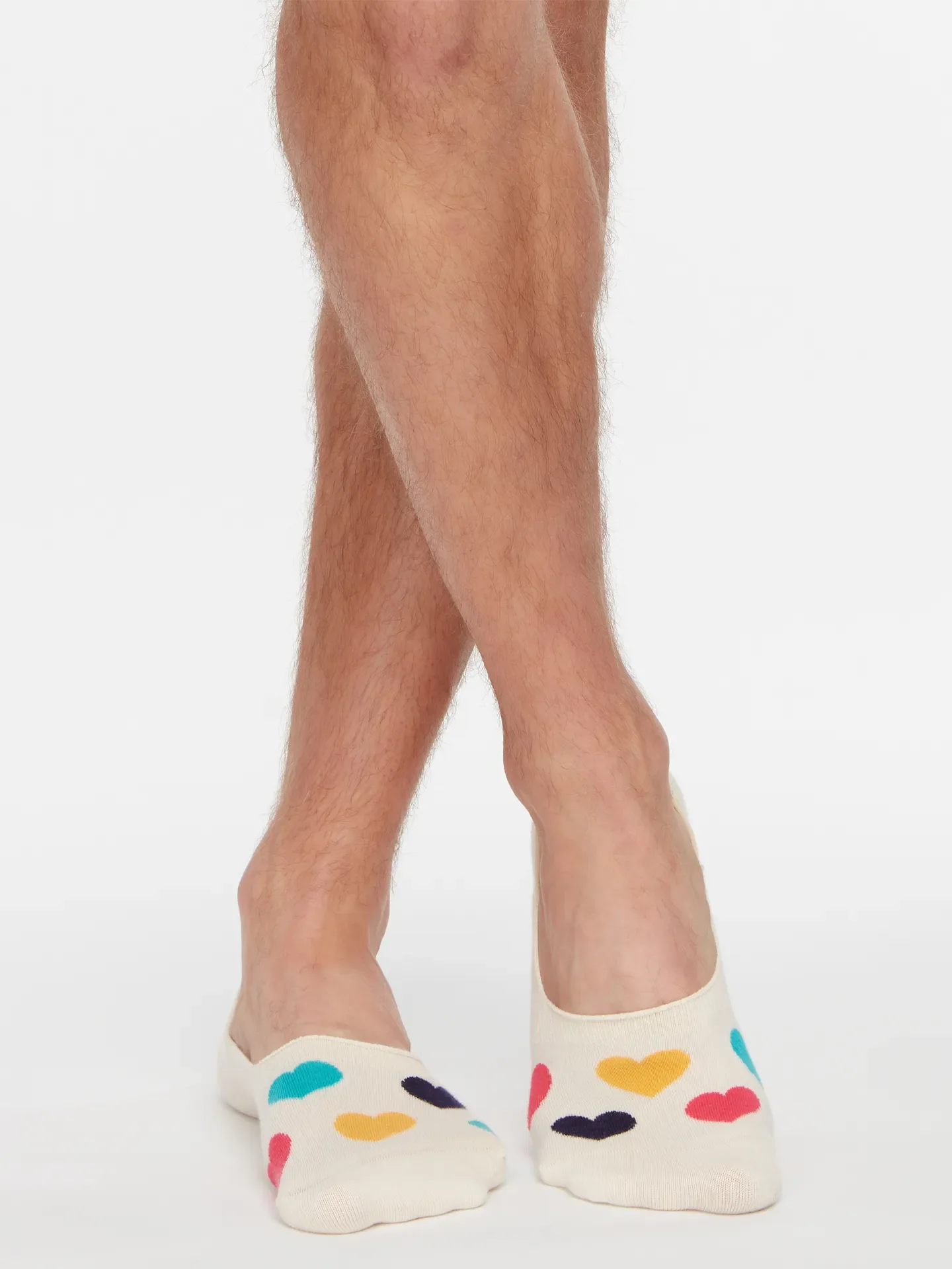 Lustige No-Show-Socken Bunte Herzen - Image 2