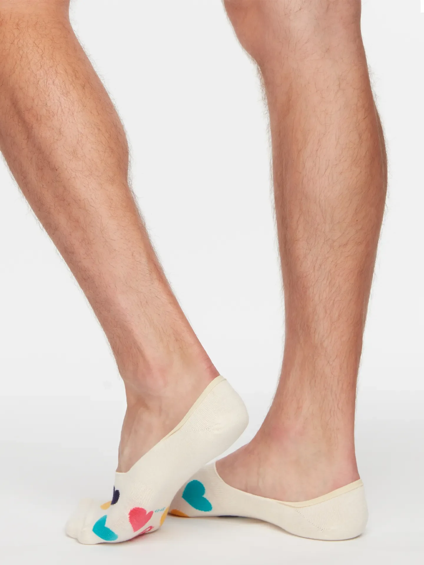Lustige No-Show-Socken Bunte Herzen - Image 3
