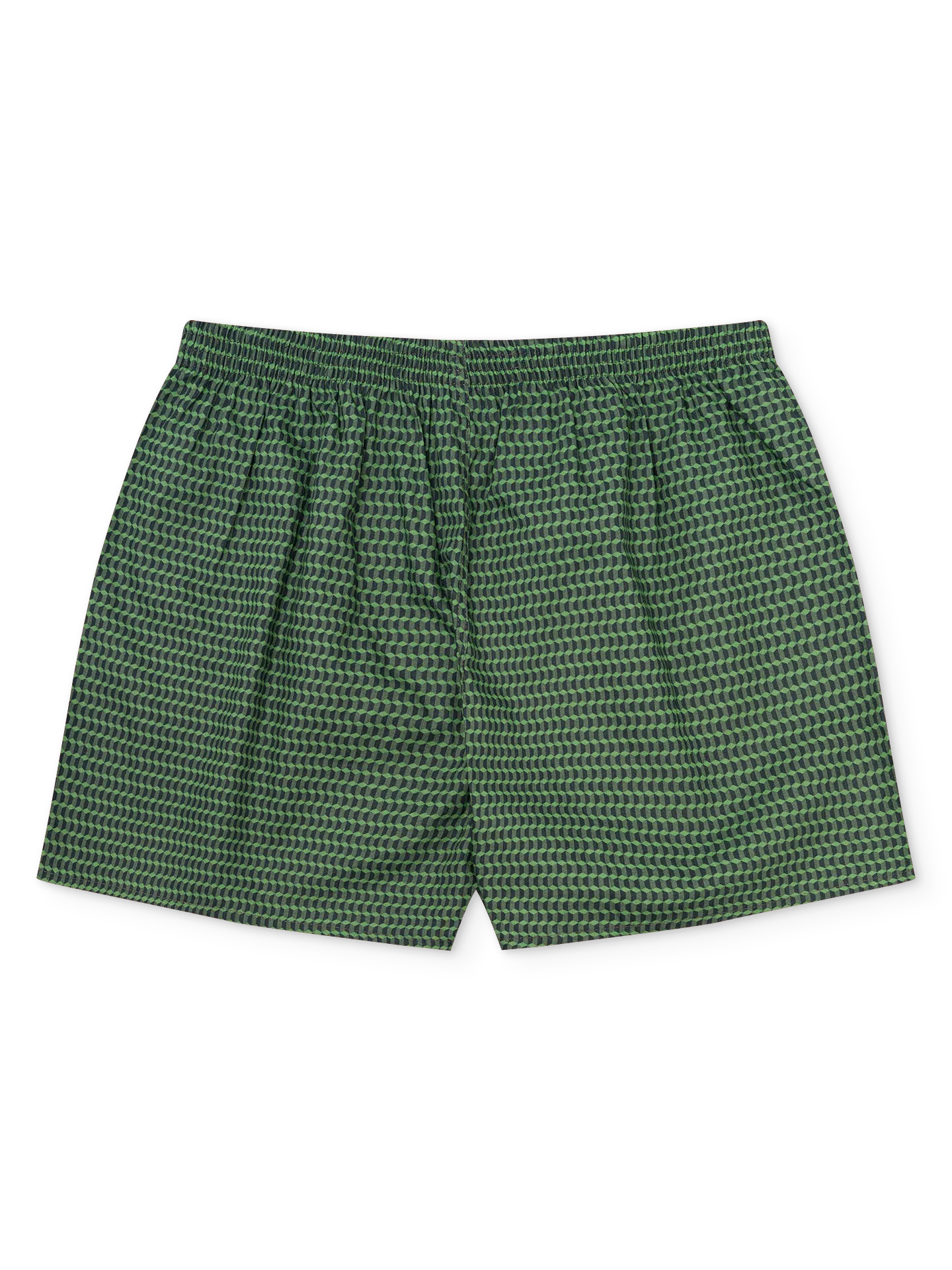 Pastellgrün gemusterte Shorts für Männer - Image 2