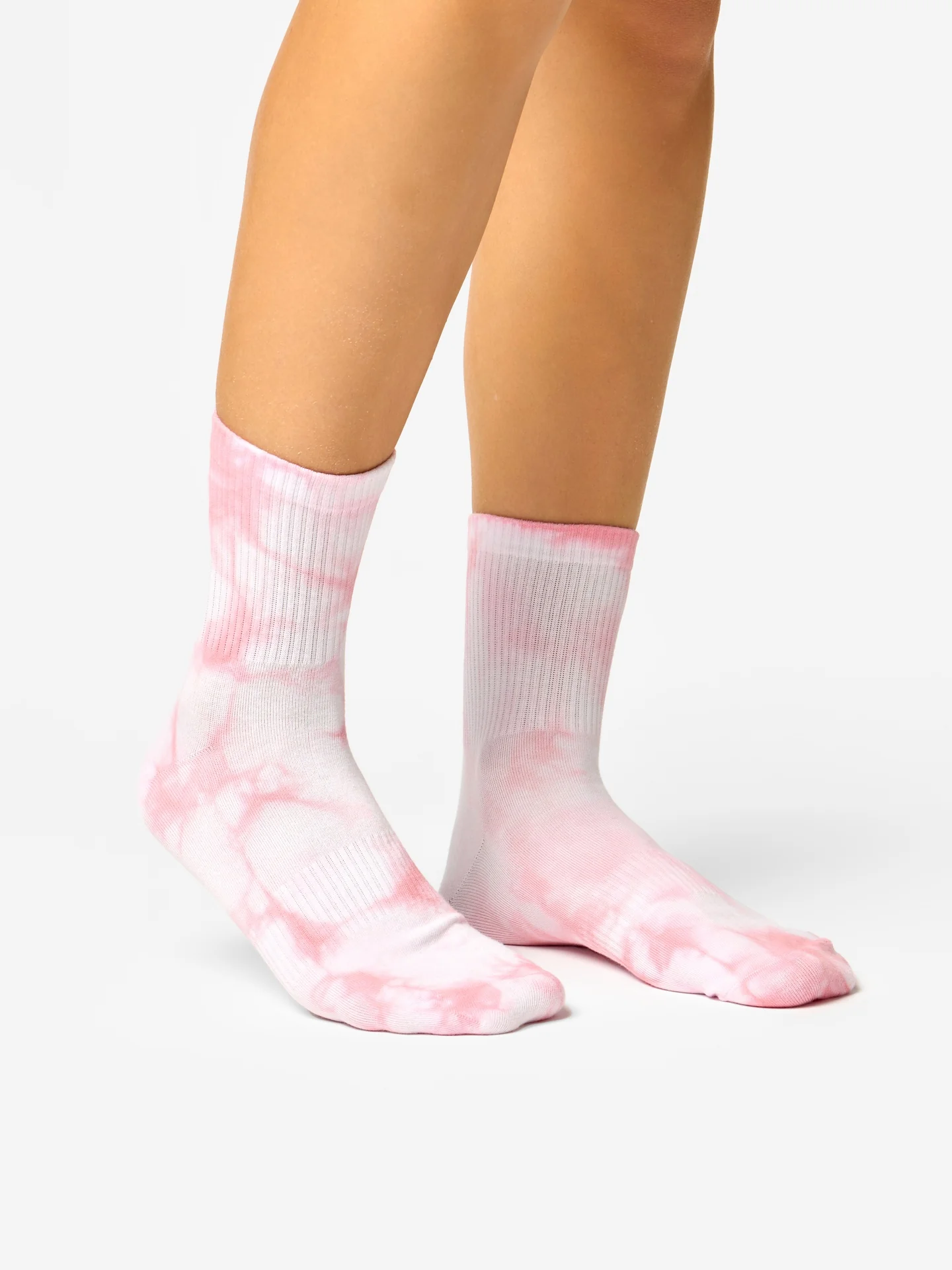 Rosa Crewsocken mit Tie-Dye-Effekt - Image 4