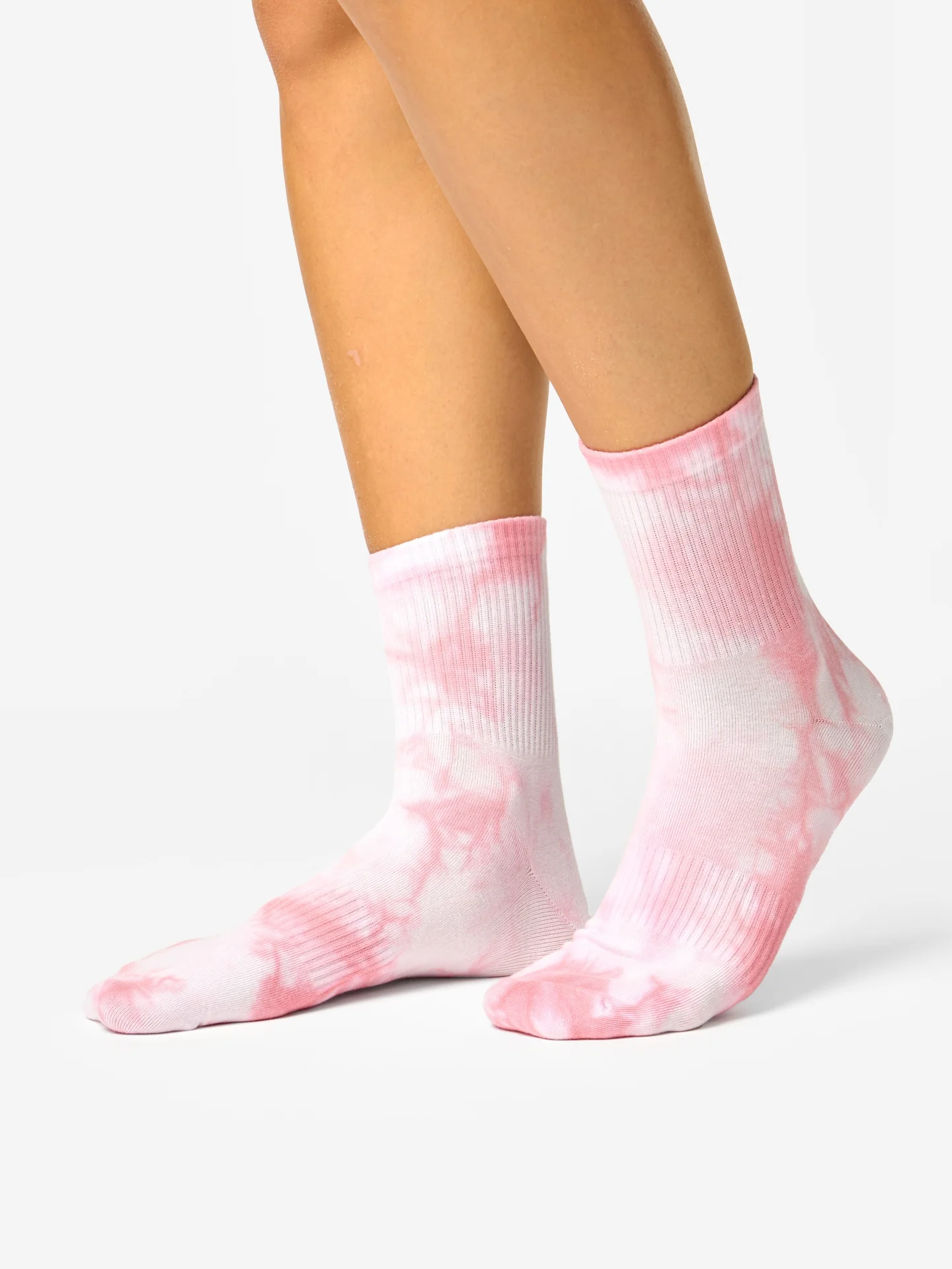 Rosa Crewsocken mit Tie-Dye-Effekt - Image 5