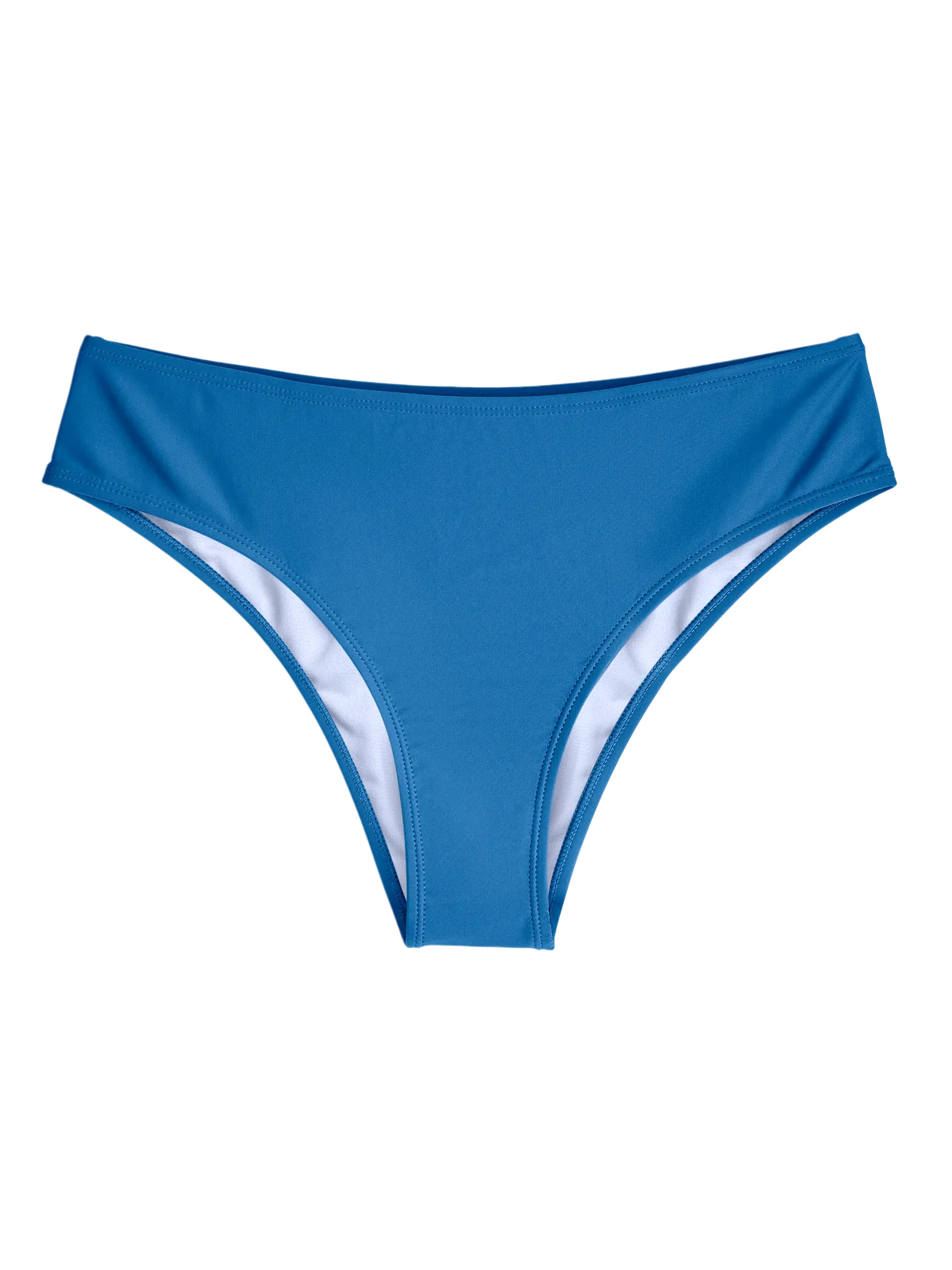 Hellblaue Bikinihöschen mit mittlerer Taille