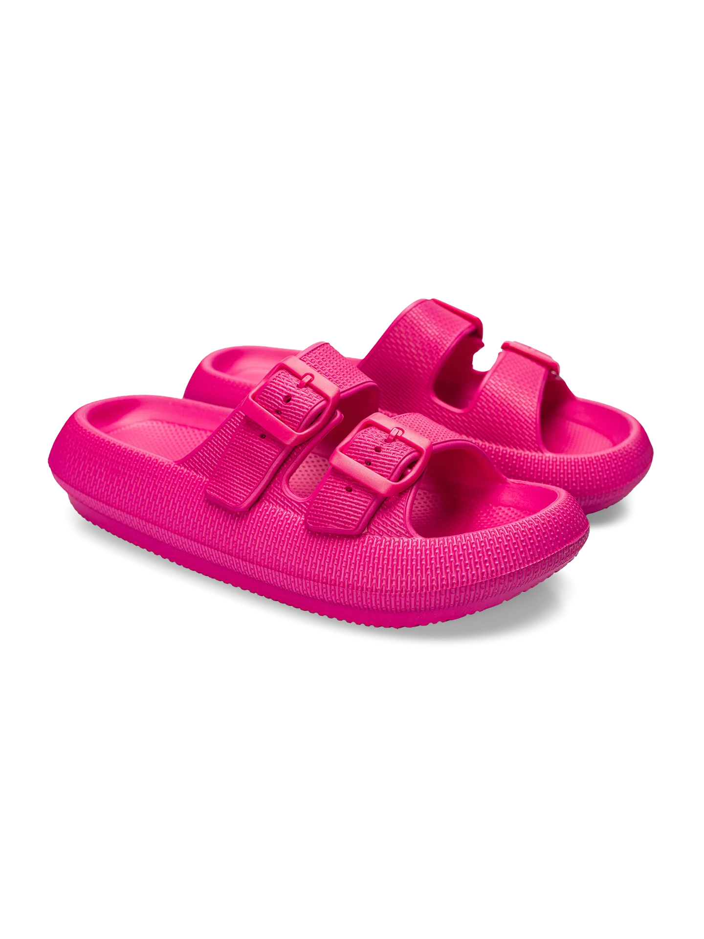 Himbeerrosa Plateausandalen für Frauen - Image 2