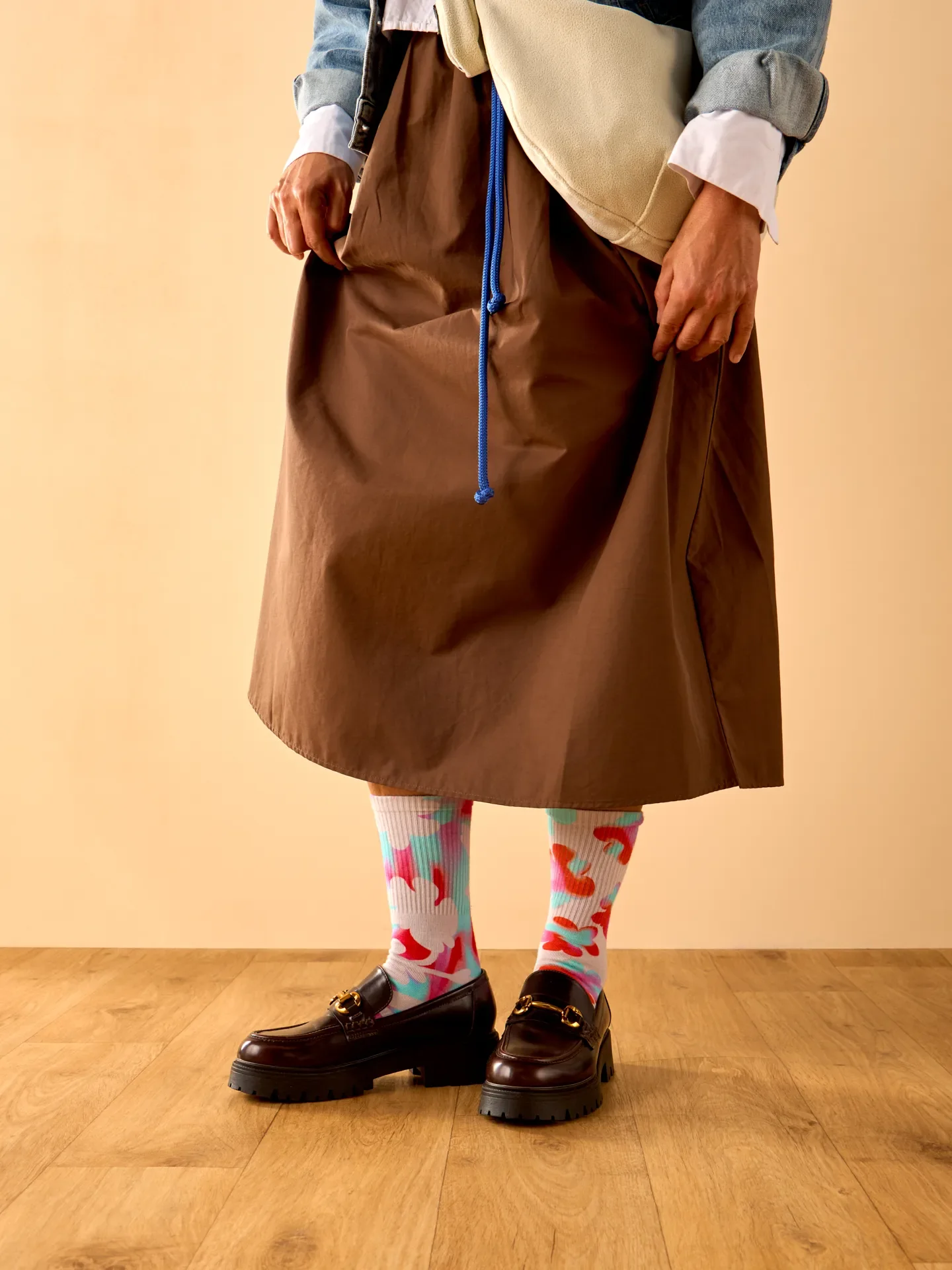 Gerippte Socken Funky Blumen - Image 4