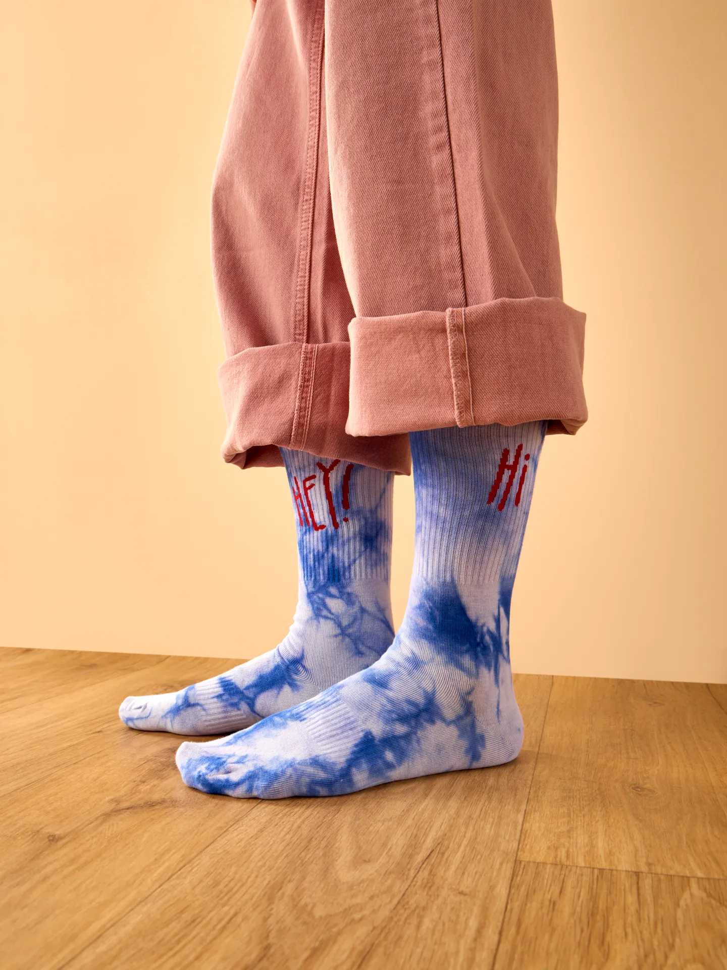 Gerippte Socken Hey, Hi! - Image 2