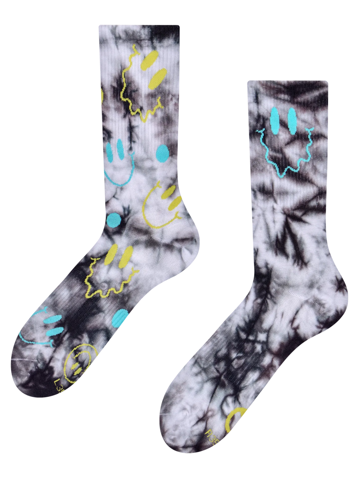 Gerippte Socken Strahlende Smileys