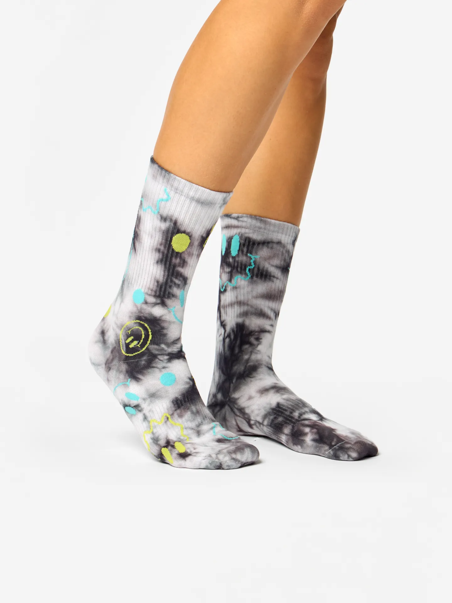 Gerippte Socken Strahlende Smileys - Image 2
