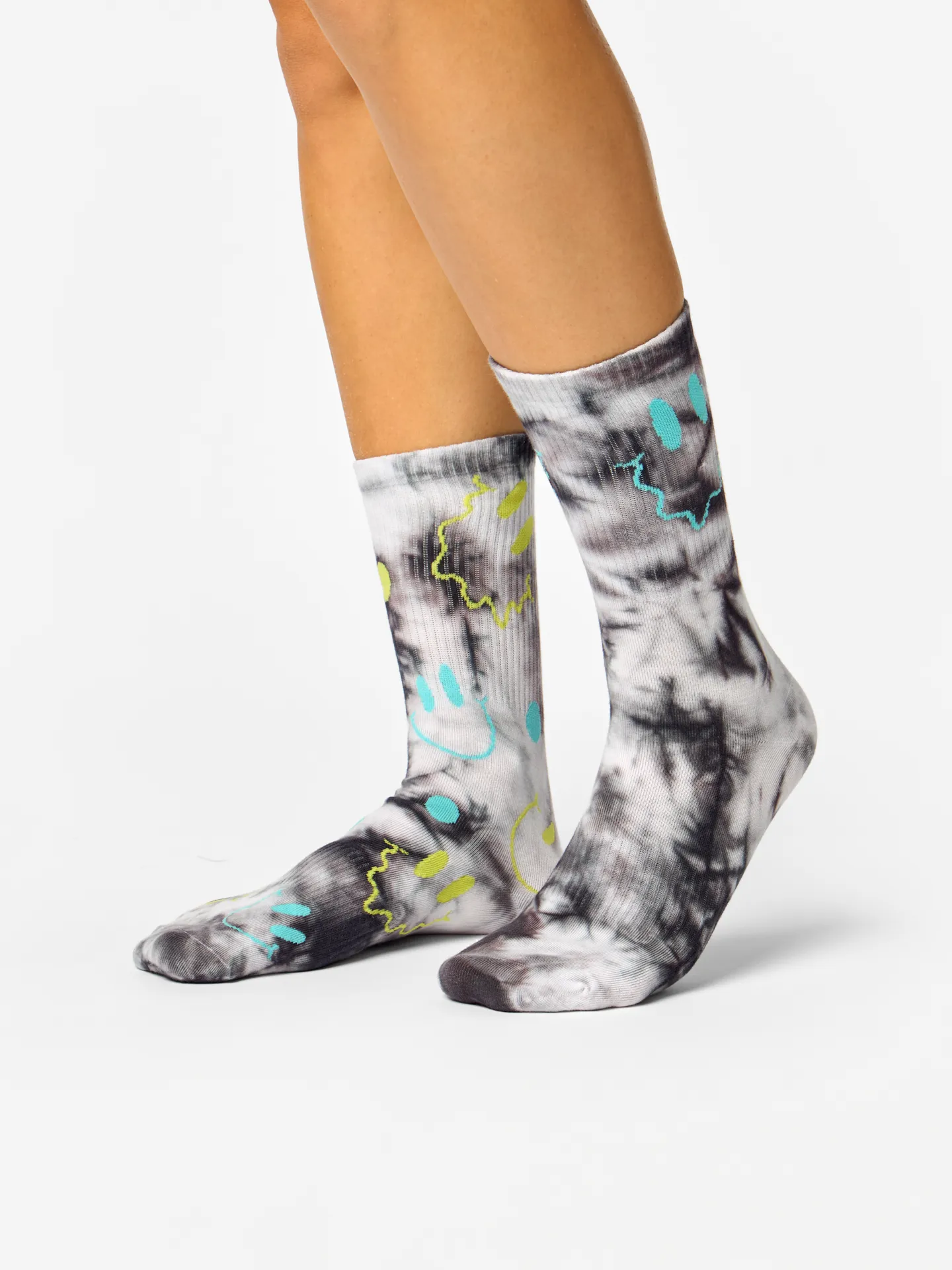 Gerippte Socken Strahlende Smileys - Image 4