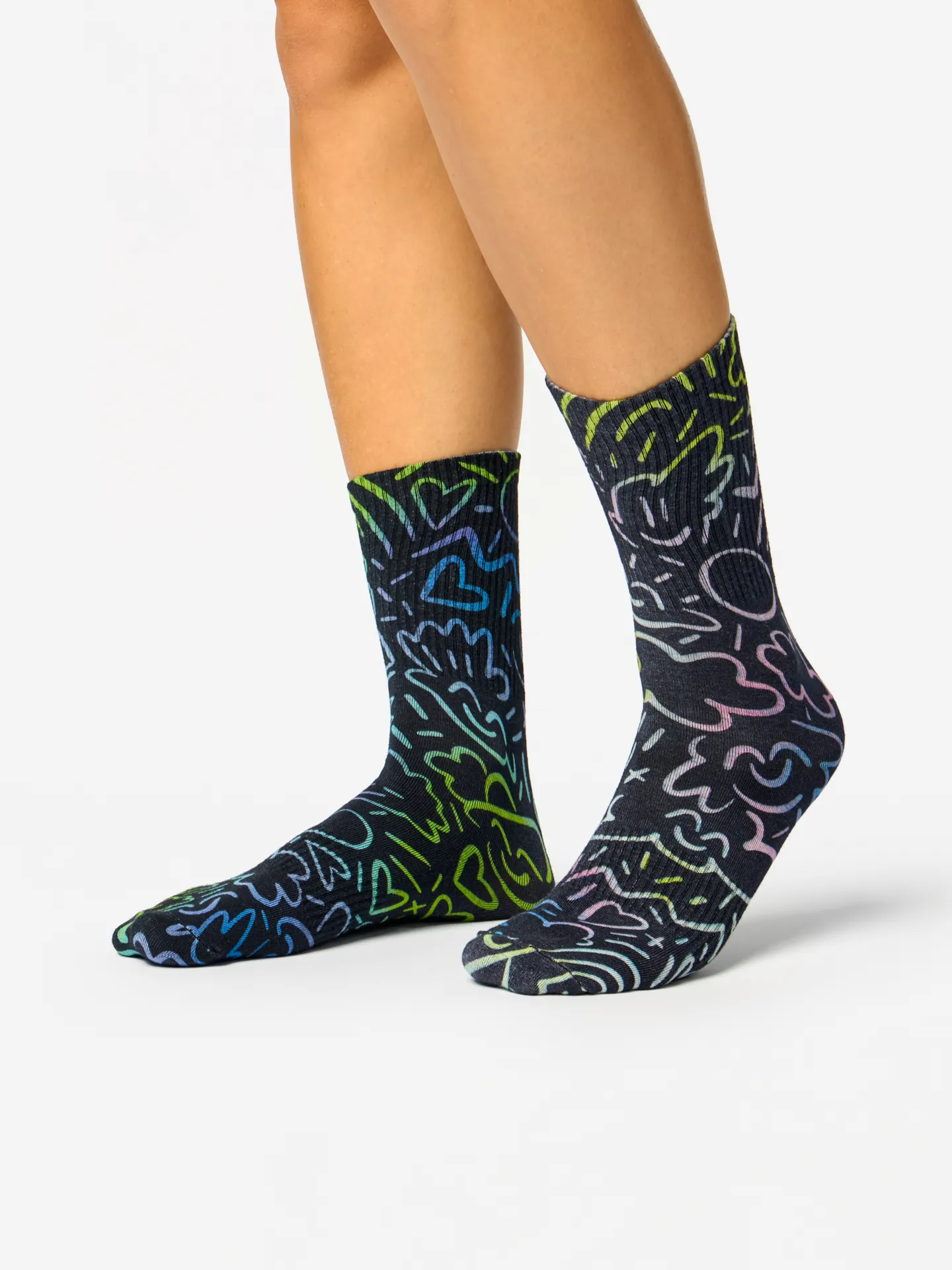 Gerippte Socken Städtische Kritzeleien - Image 4