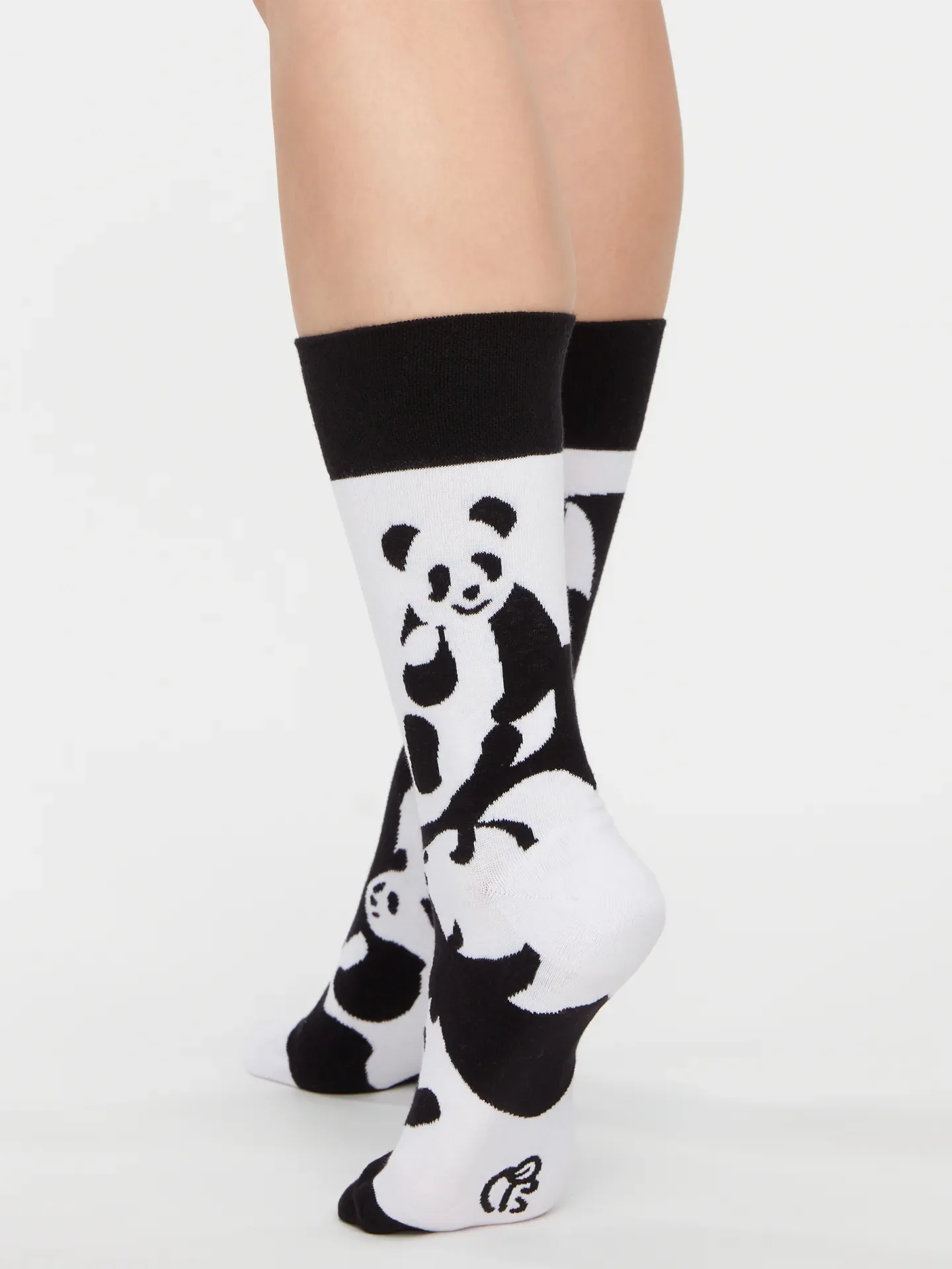 Lustige Socken Abstrakter Panda - Image 3