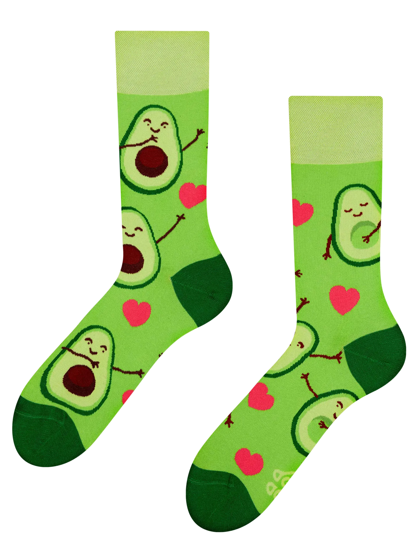 Lustige Socken Avocado-Liebe