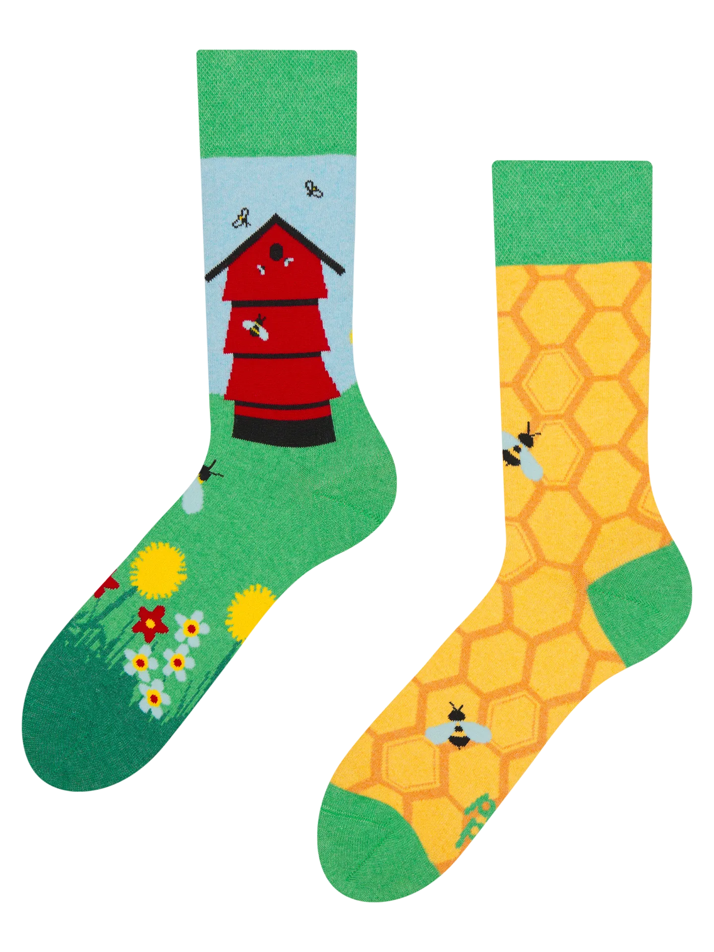 Lustige Socken Bienenstock