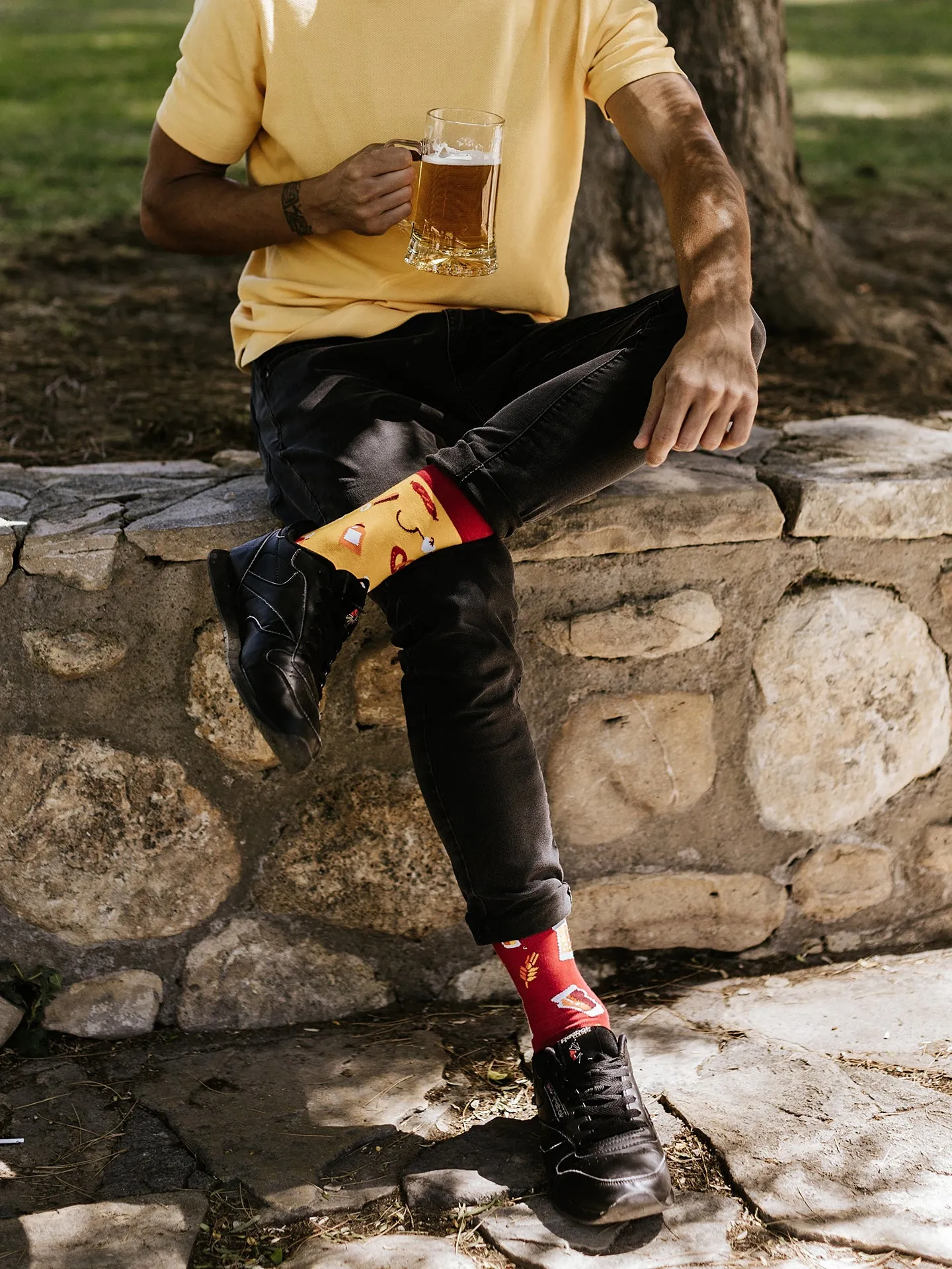 Lustige Socken Bier und Barbecue - Image 3
