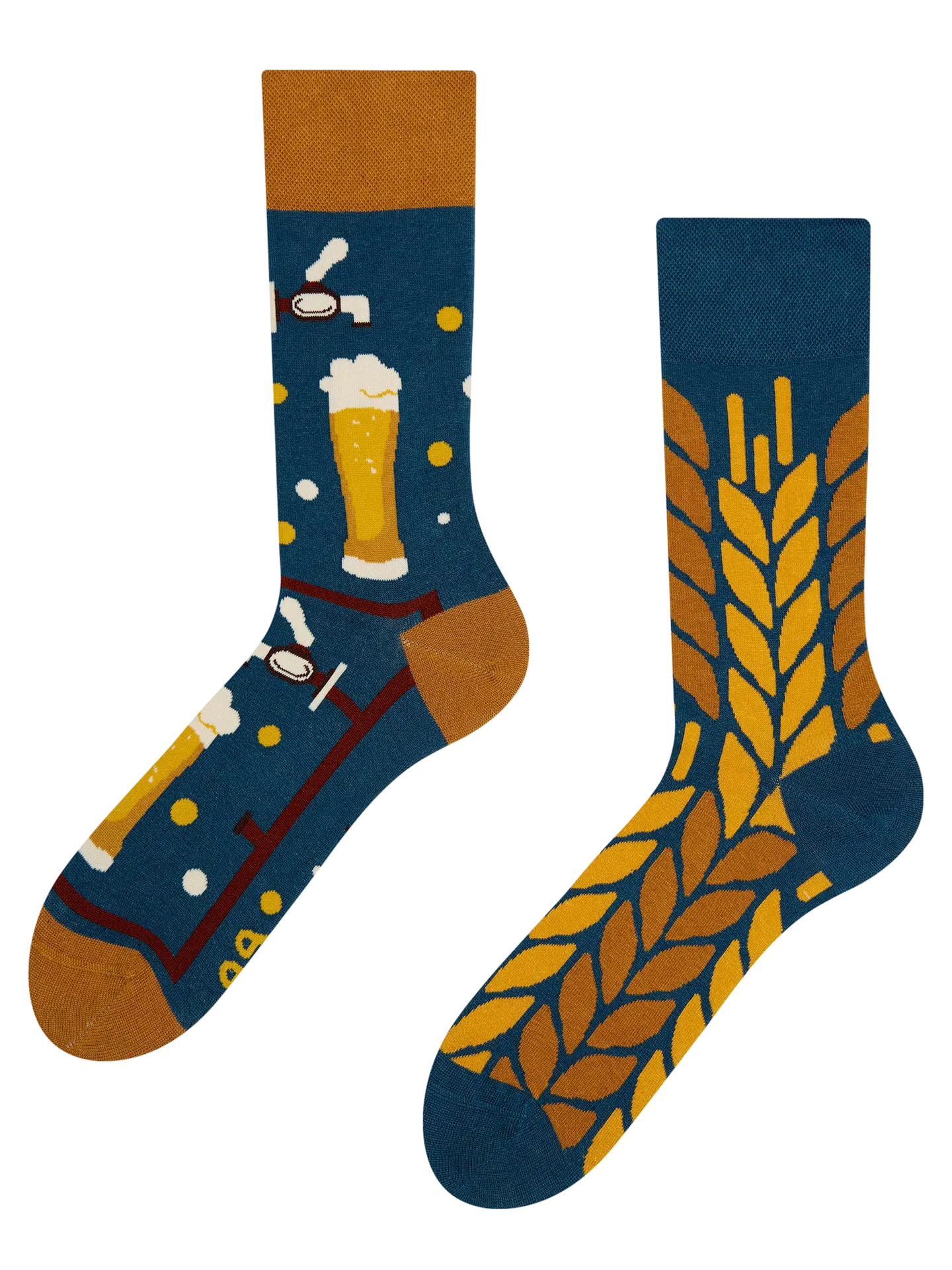 Lustige Socken Zeit für ein Bier