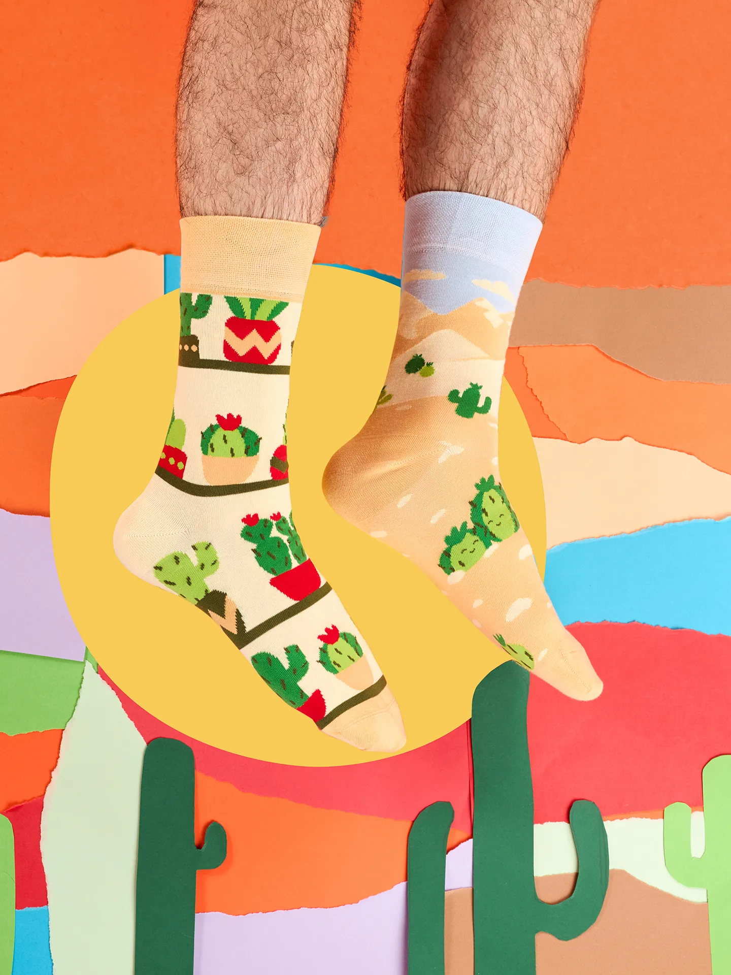 Lustige Socken Kaktusliebe - Image 4