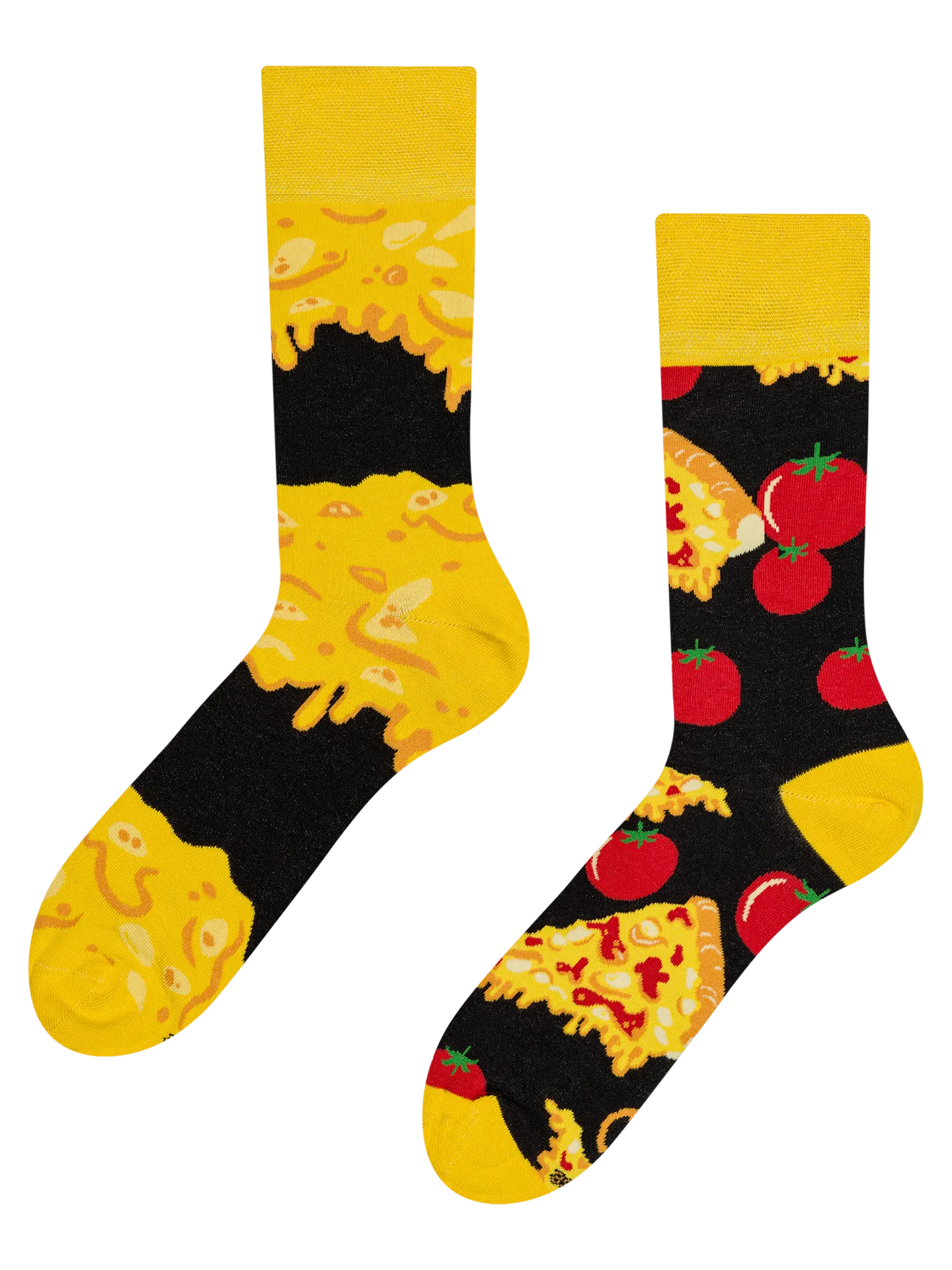 Lustige Socken Käsepizza