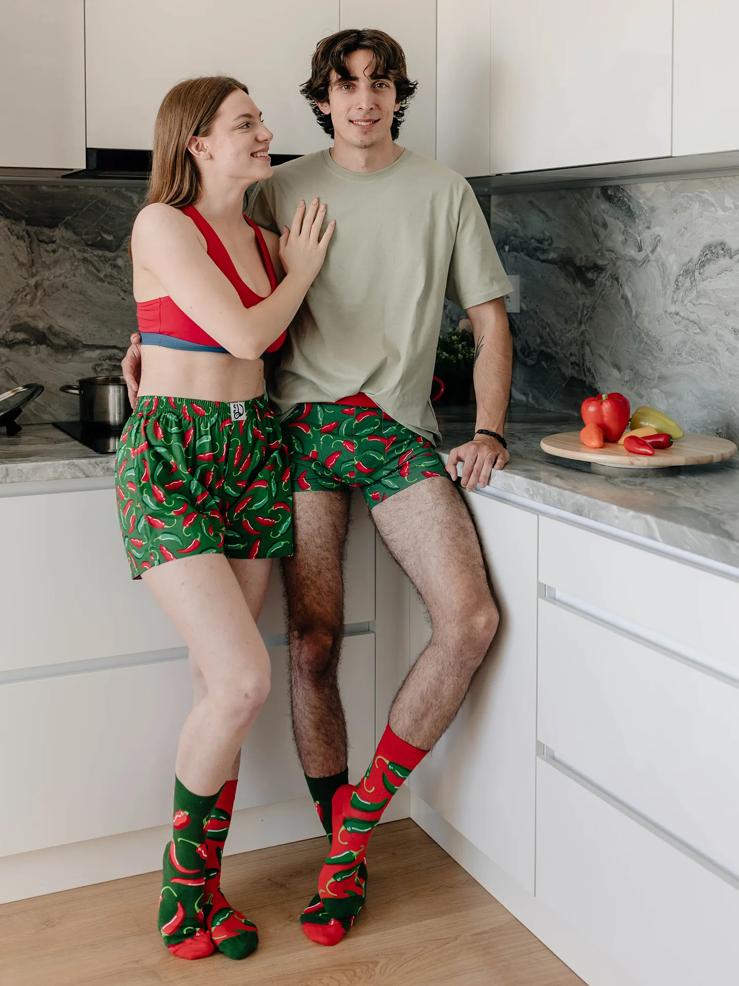 Lustige Socken Chilischoten - Image 4