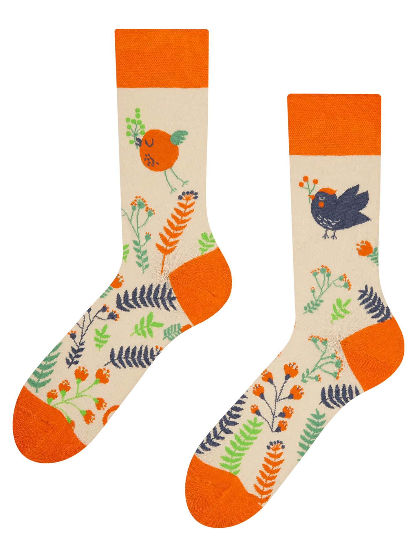 Lustige Socken Niedliche Vögel