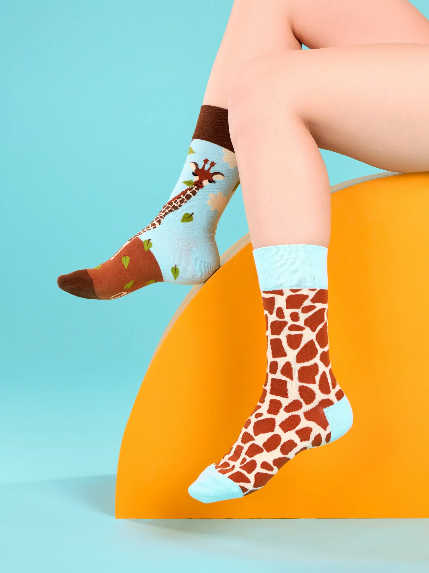 Lustige Socken Niedliche Giraffe - Image 4