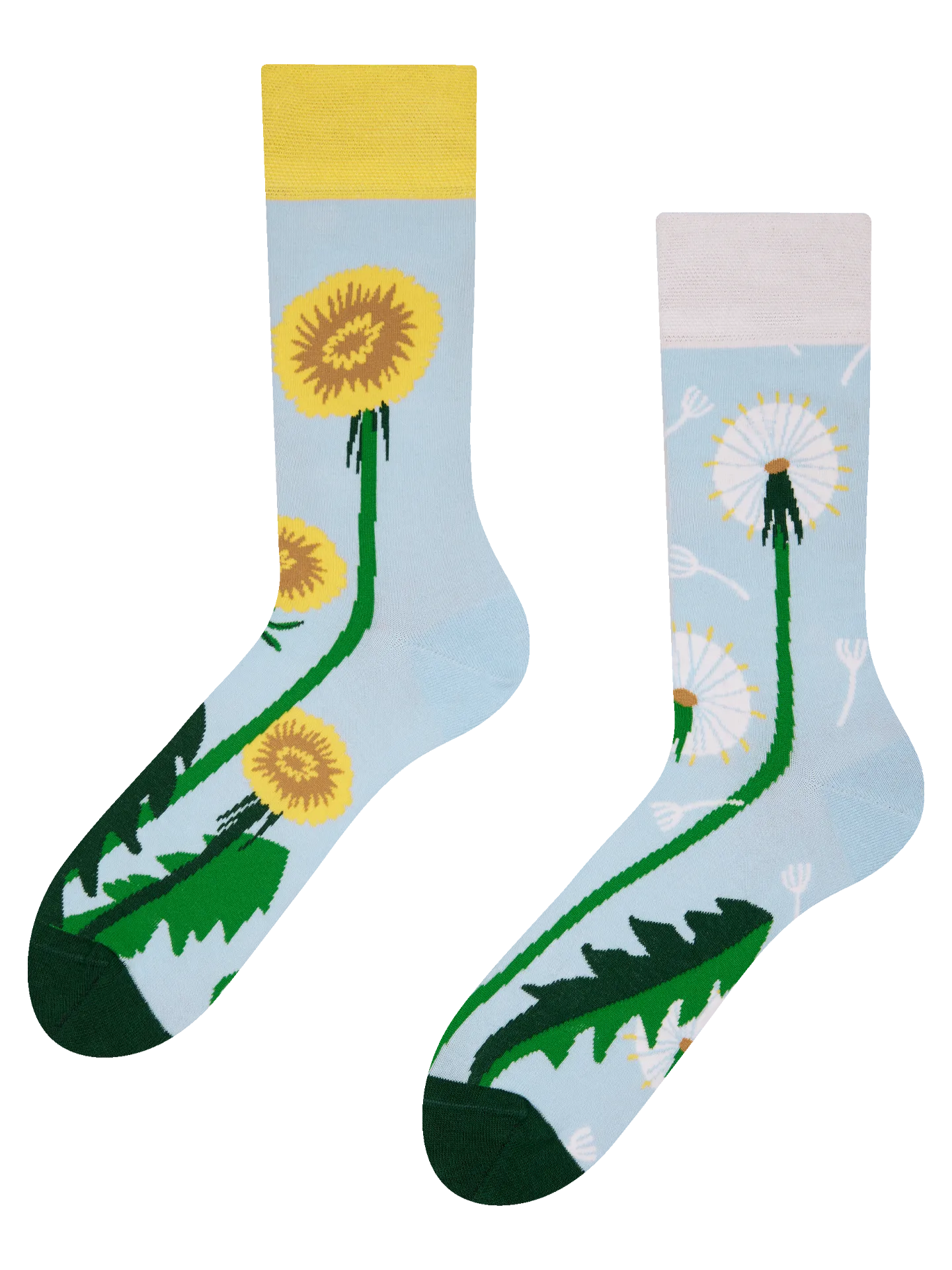 Lustige Socken Löwenzahn-Frühling