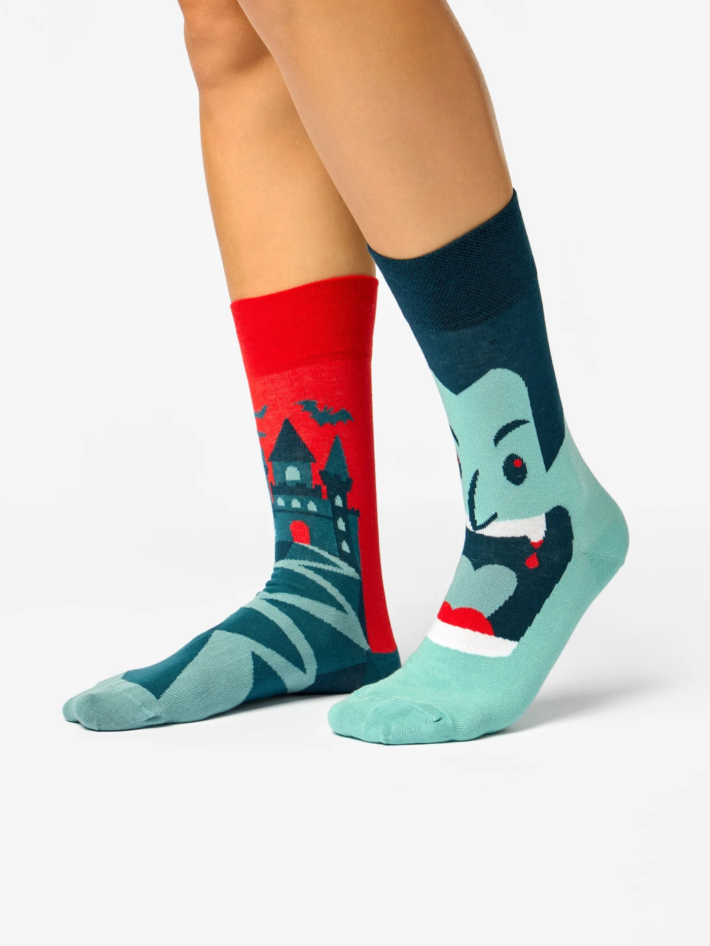 Lustige Socken Draculas Schloss - Image 2
