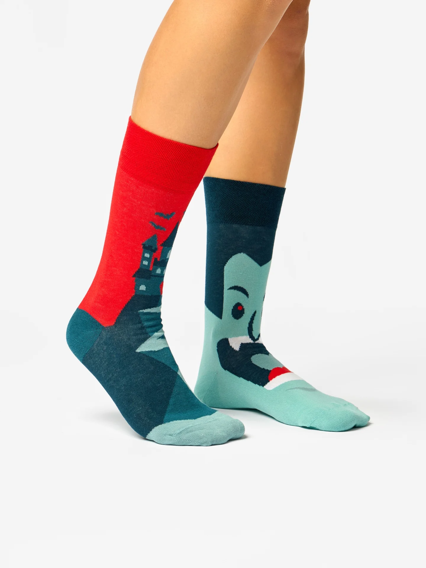 Lustige Socken Draculas Schloss - Image 3
