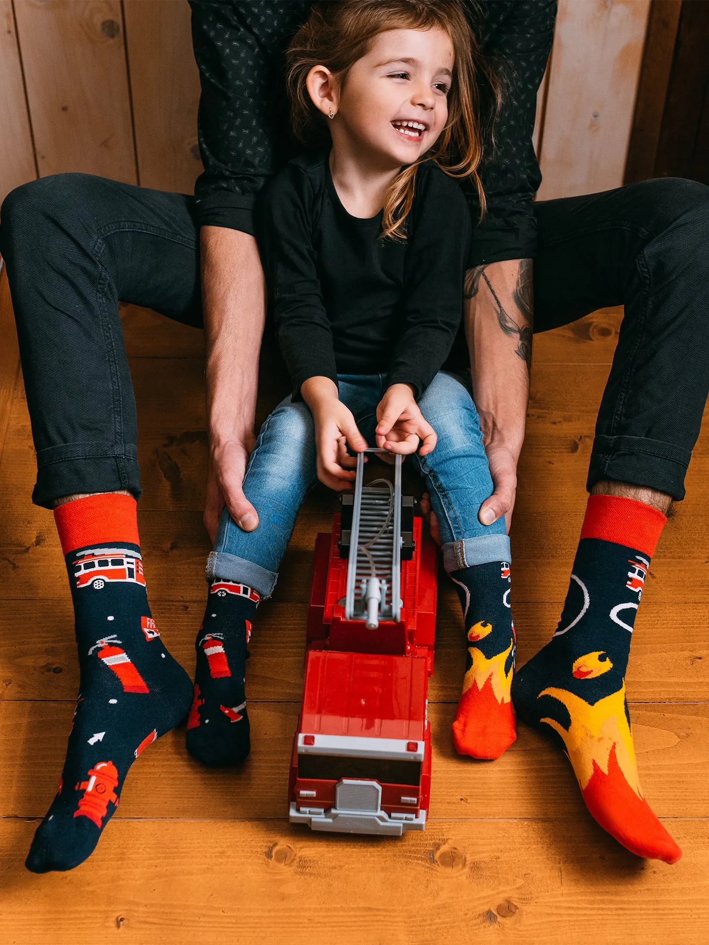 Lustige Socken Feuerwehrmann - Image 3