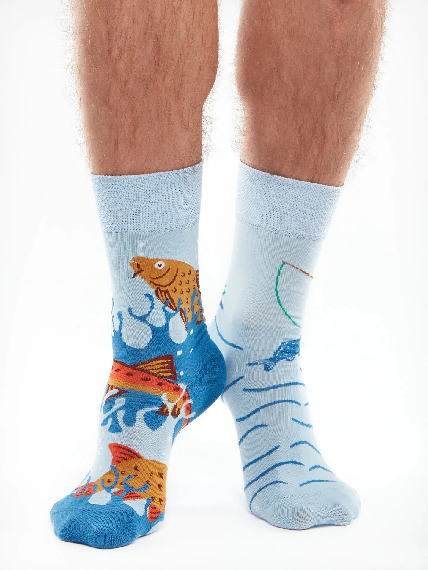 Lustige Socken Fischerei - Image 2